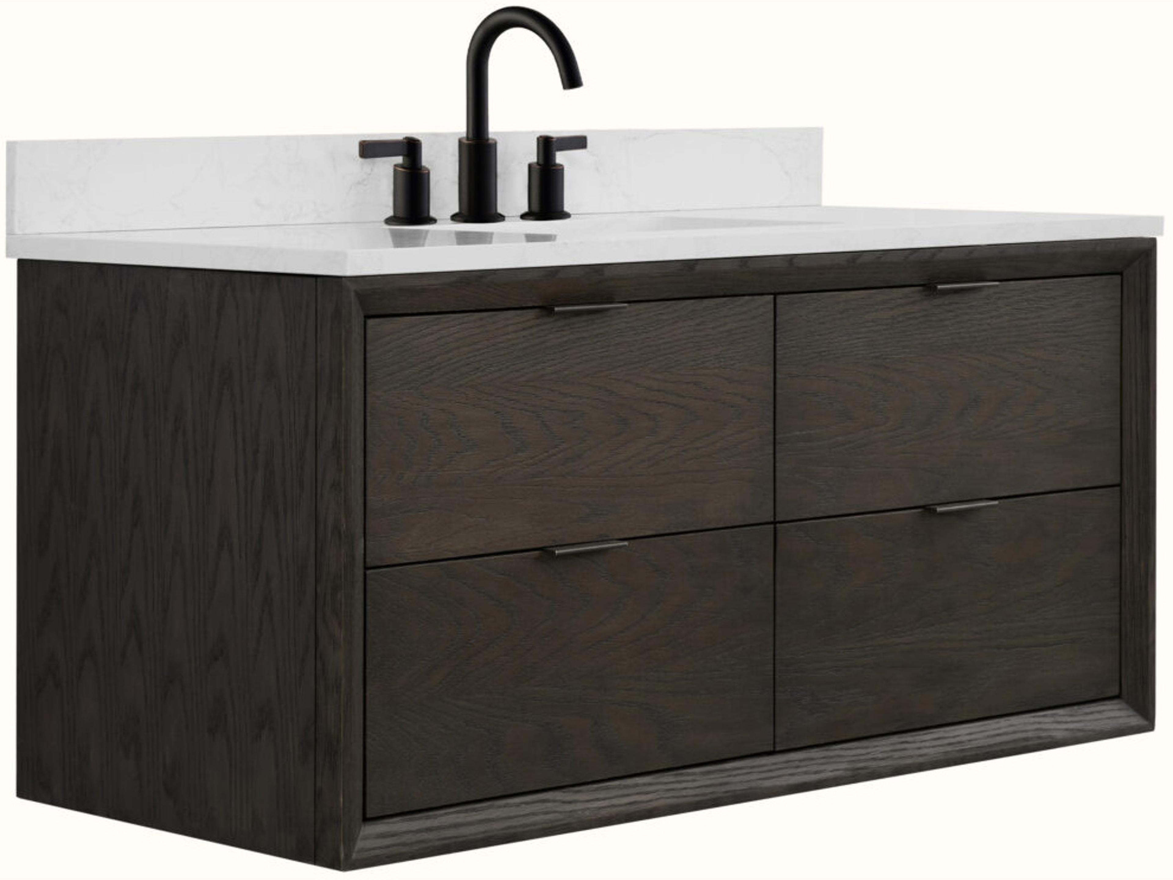 Wh Series Brown Oak Vanity
