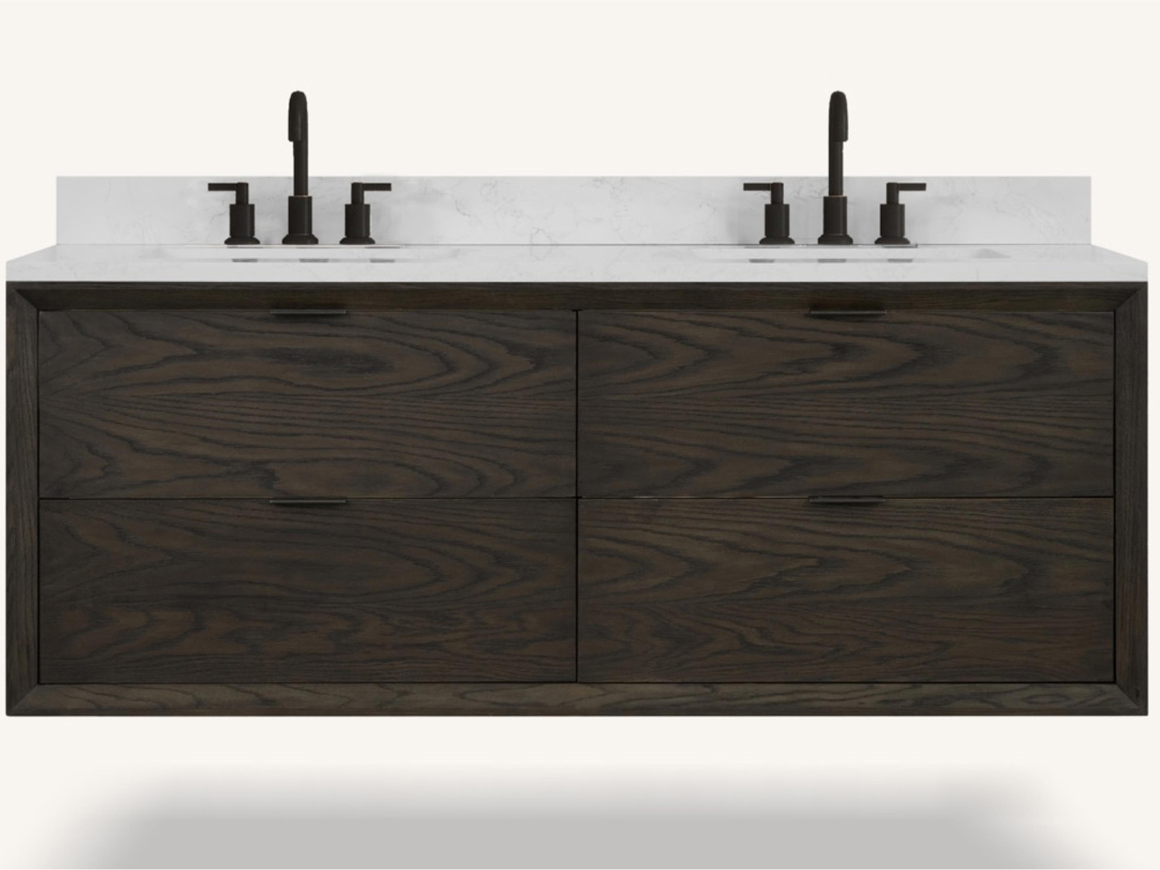 Legion Furniture Wh Series Brown Oak Vanity