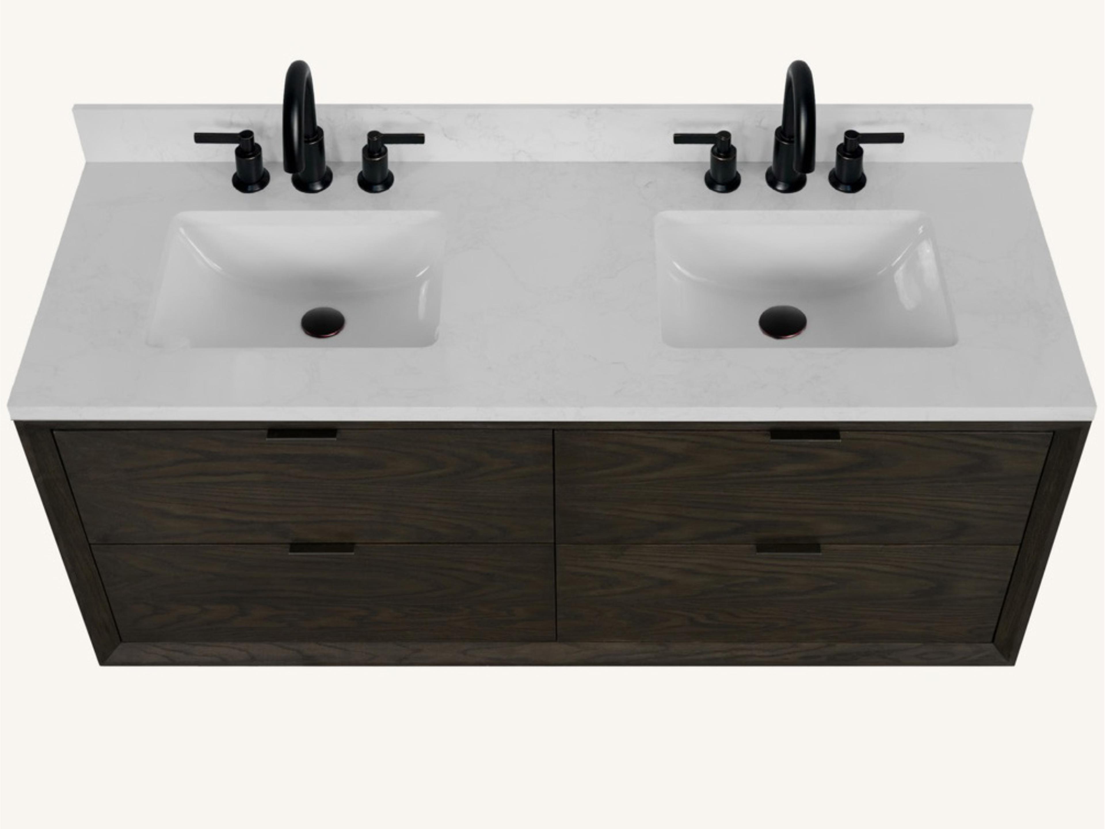 Legion Furniture Wh Series Brown Oak Vanity