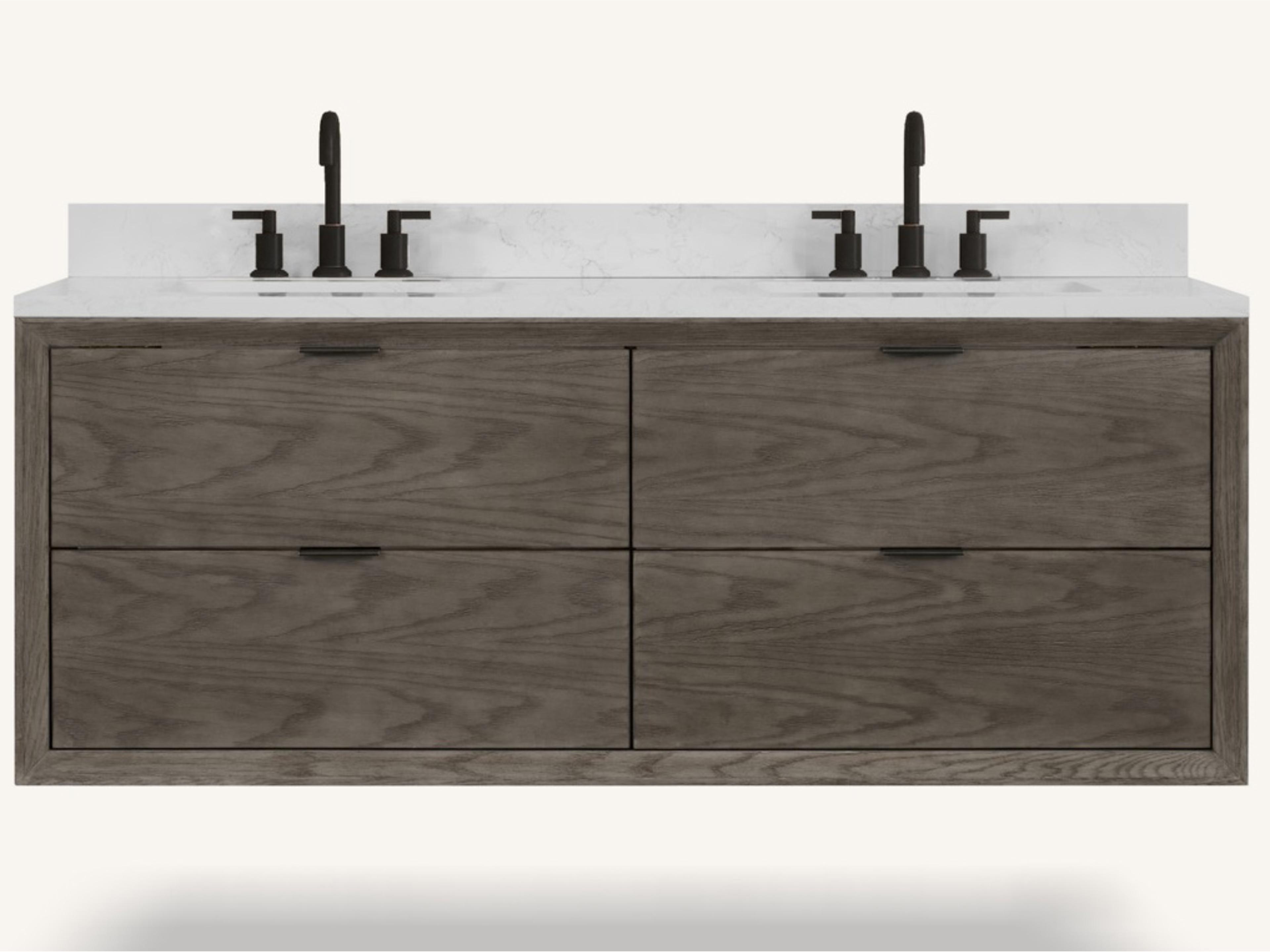 Legion Furniture Wh Series Grey Oak Vanity