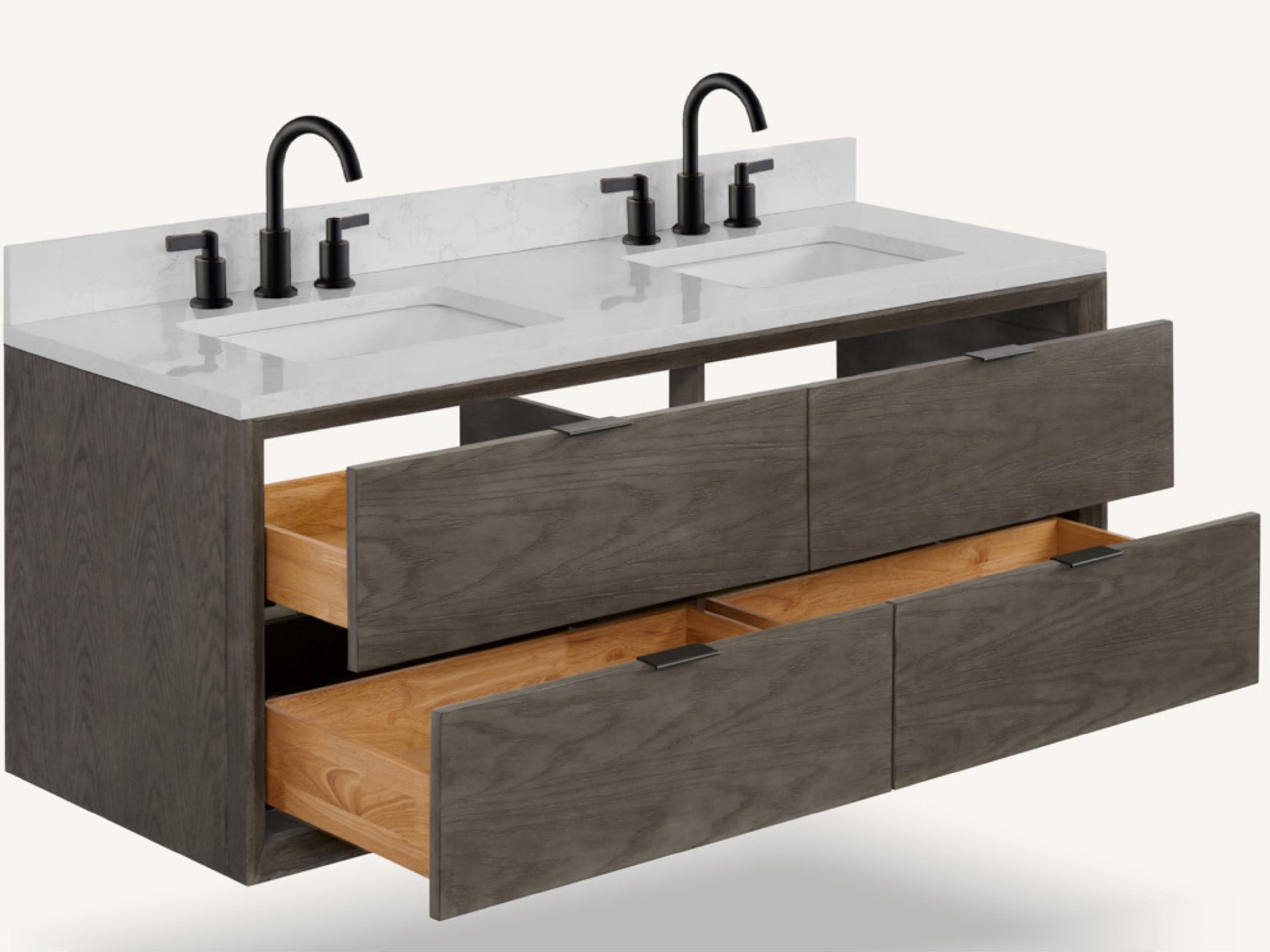Legion Furniture Wh Series Grey Oak Vanity