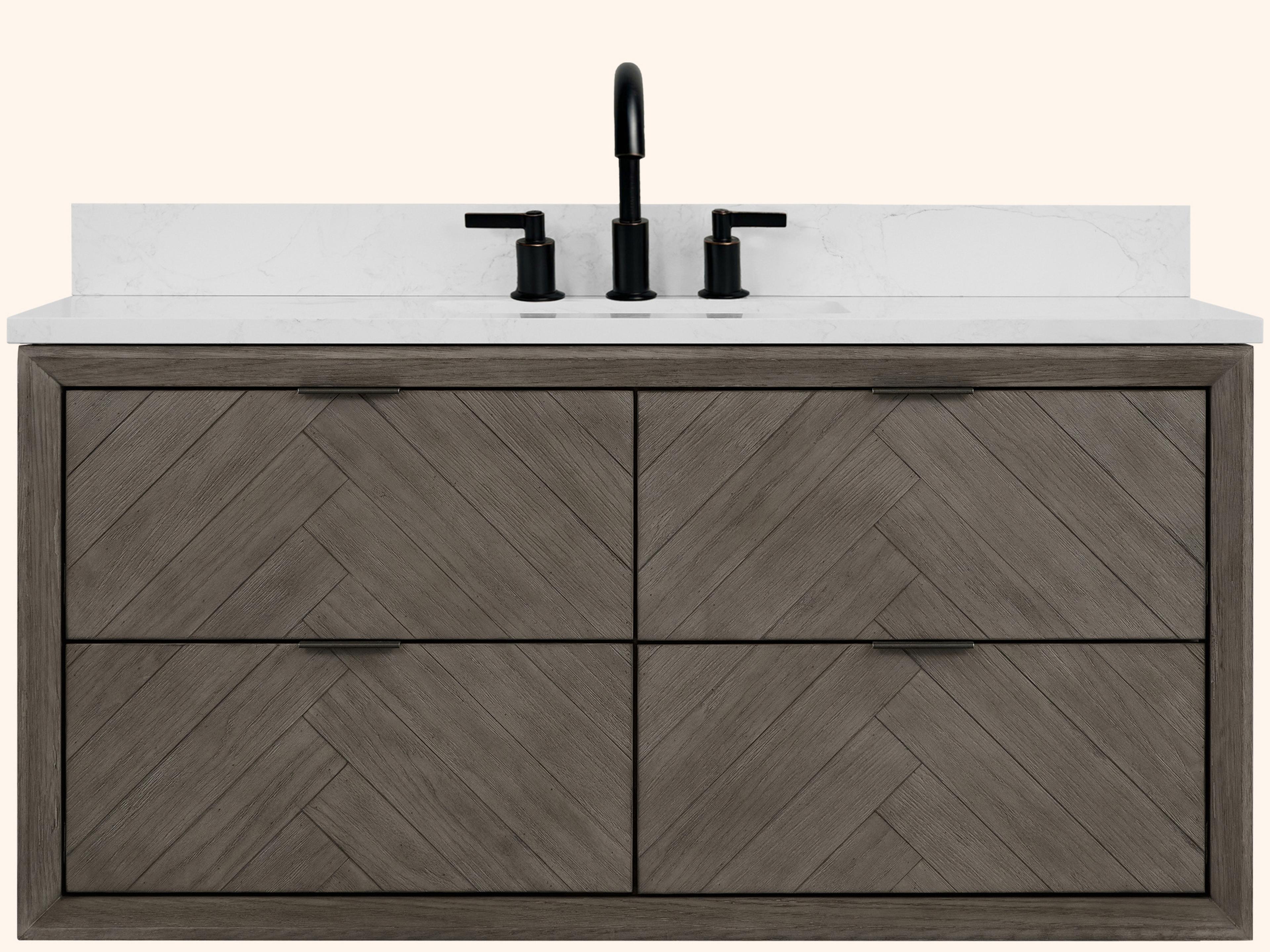 Legion Furniture Wh Series Grey Oak Vanity