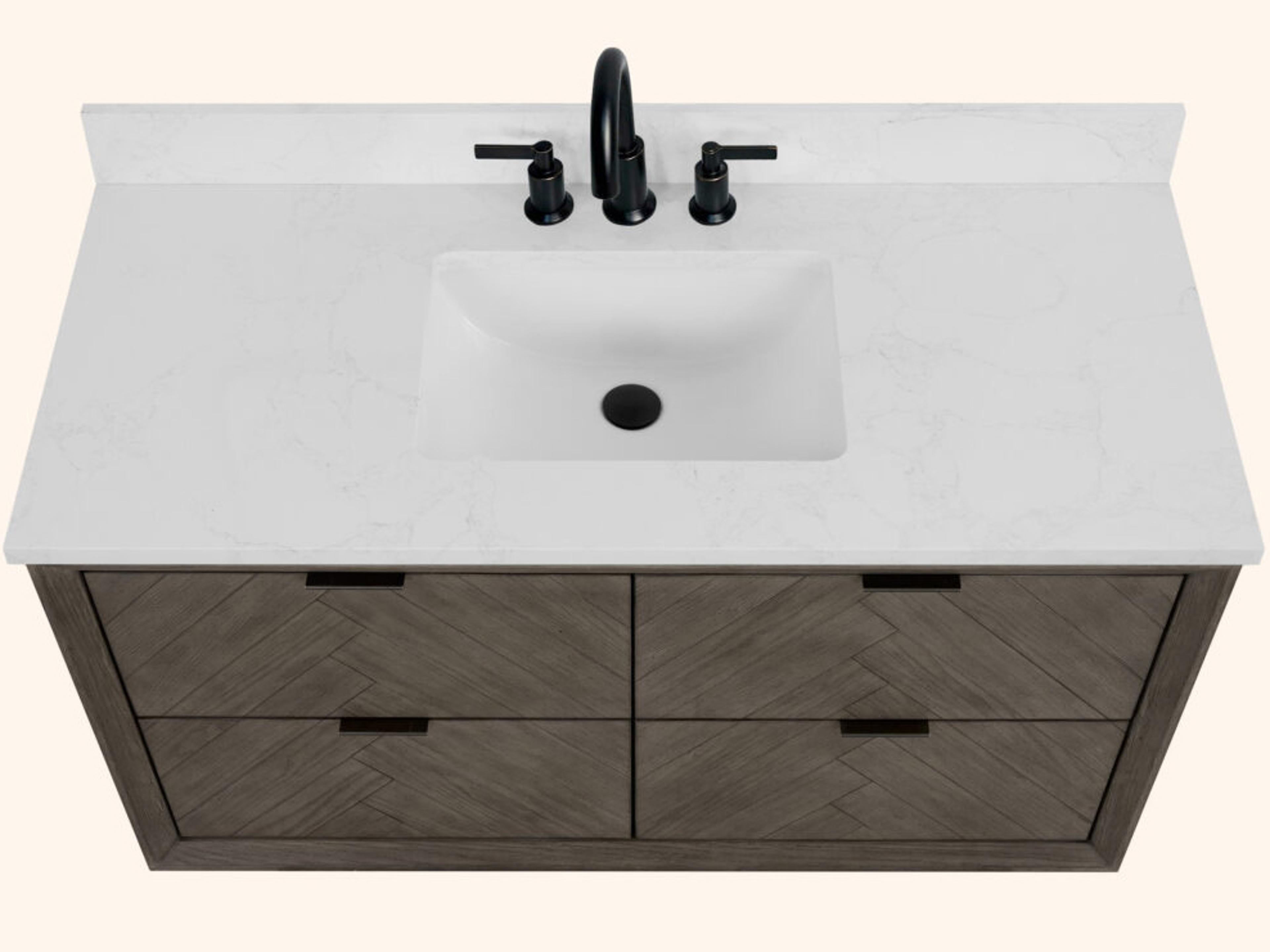 Legion Furniture Wh Series Grey Oak Vanity