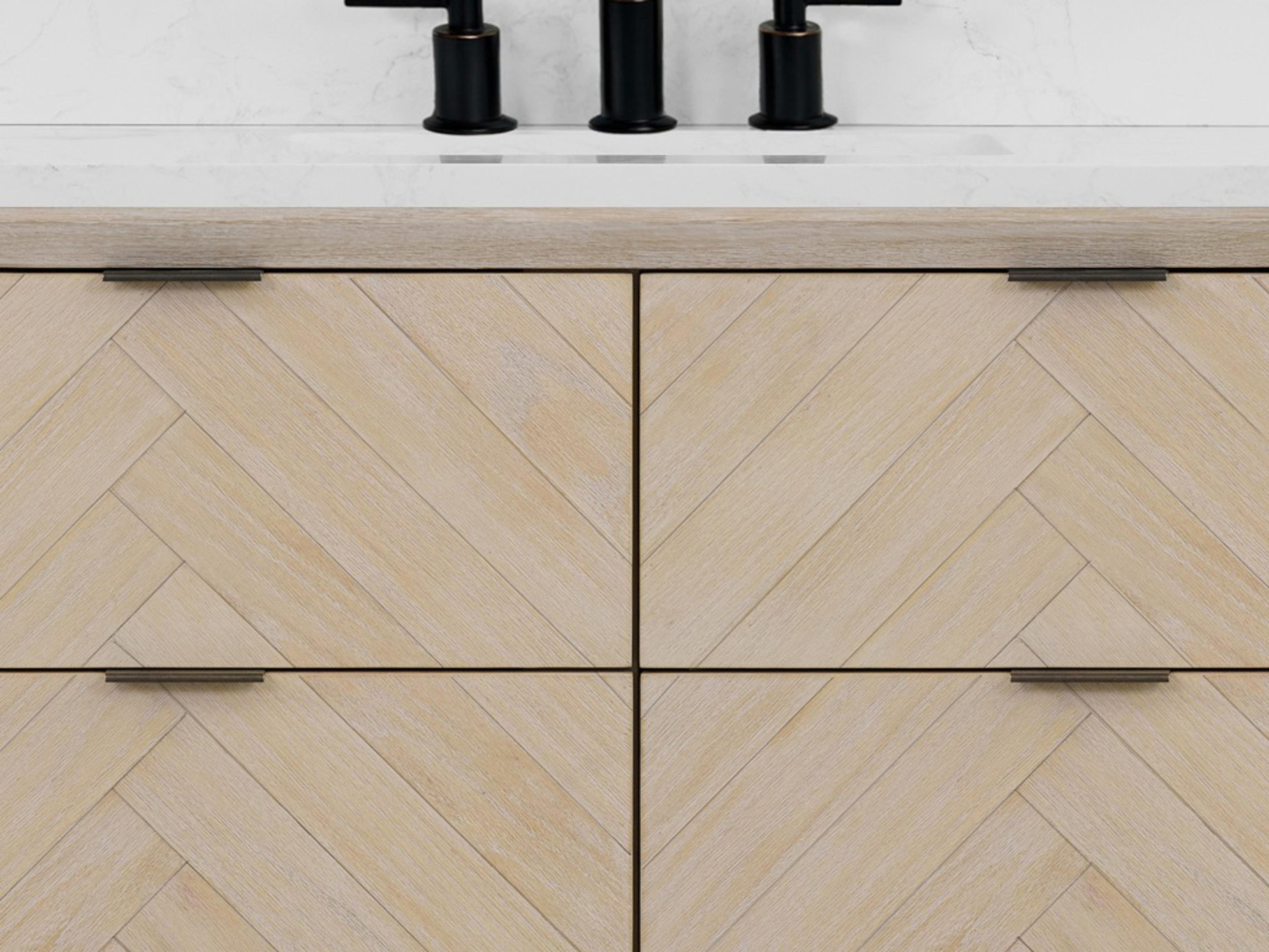 Legion Furniture Wh Series Whitewashed Oak Vanity