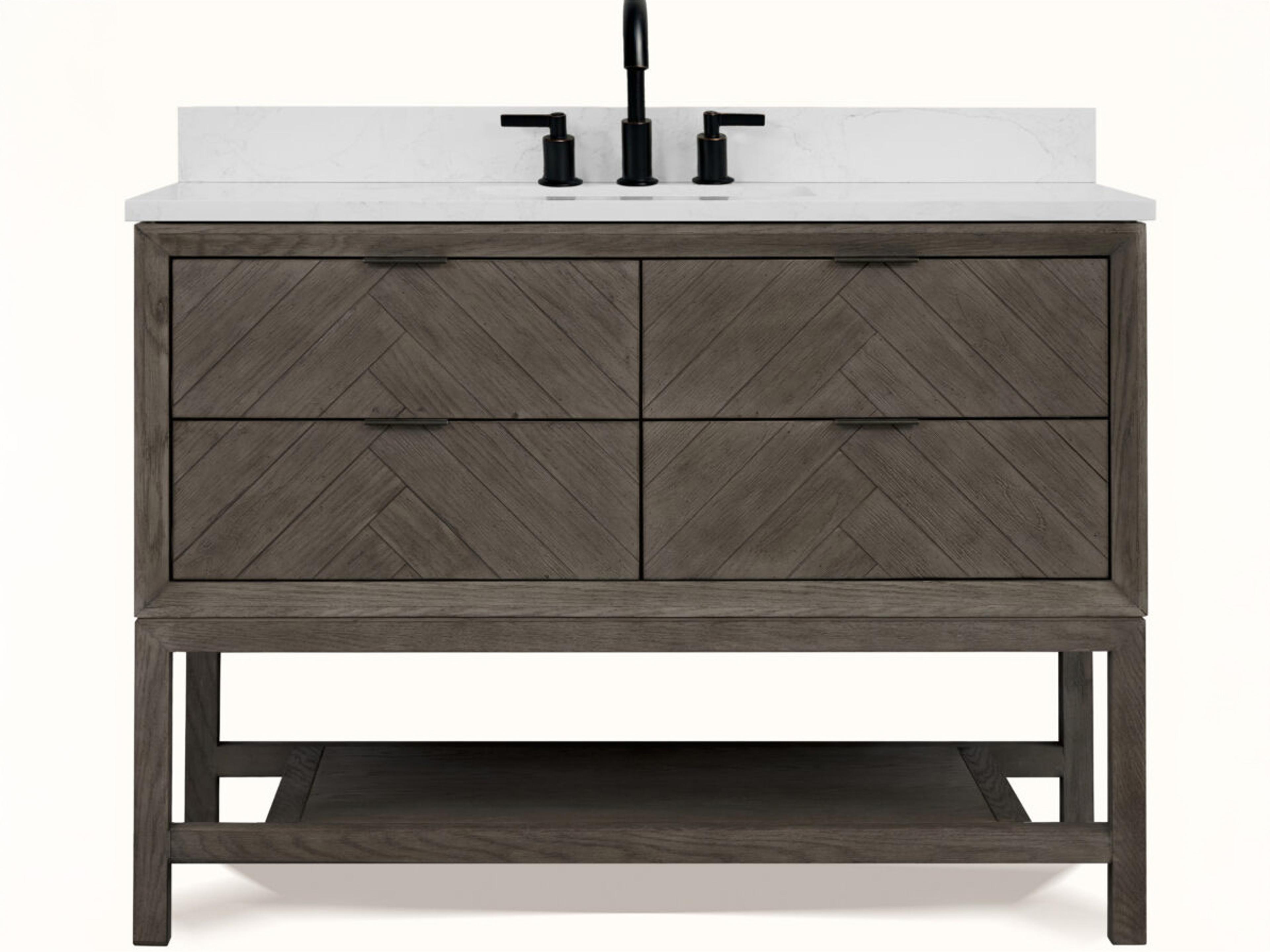 Legion Furniture Wh Series Grey Oak Vanity