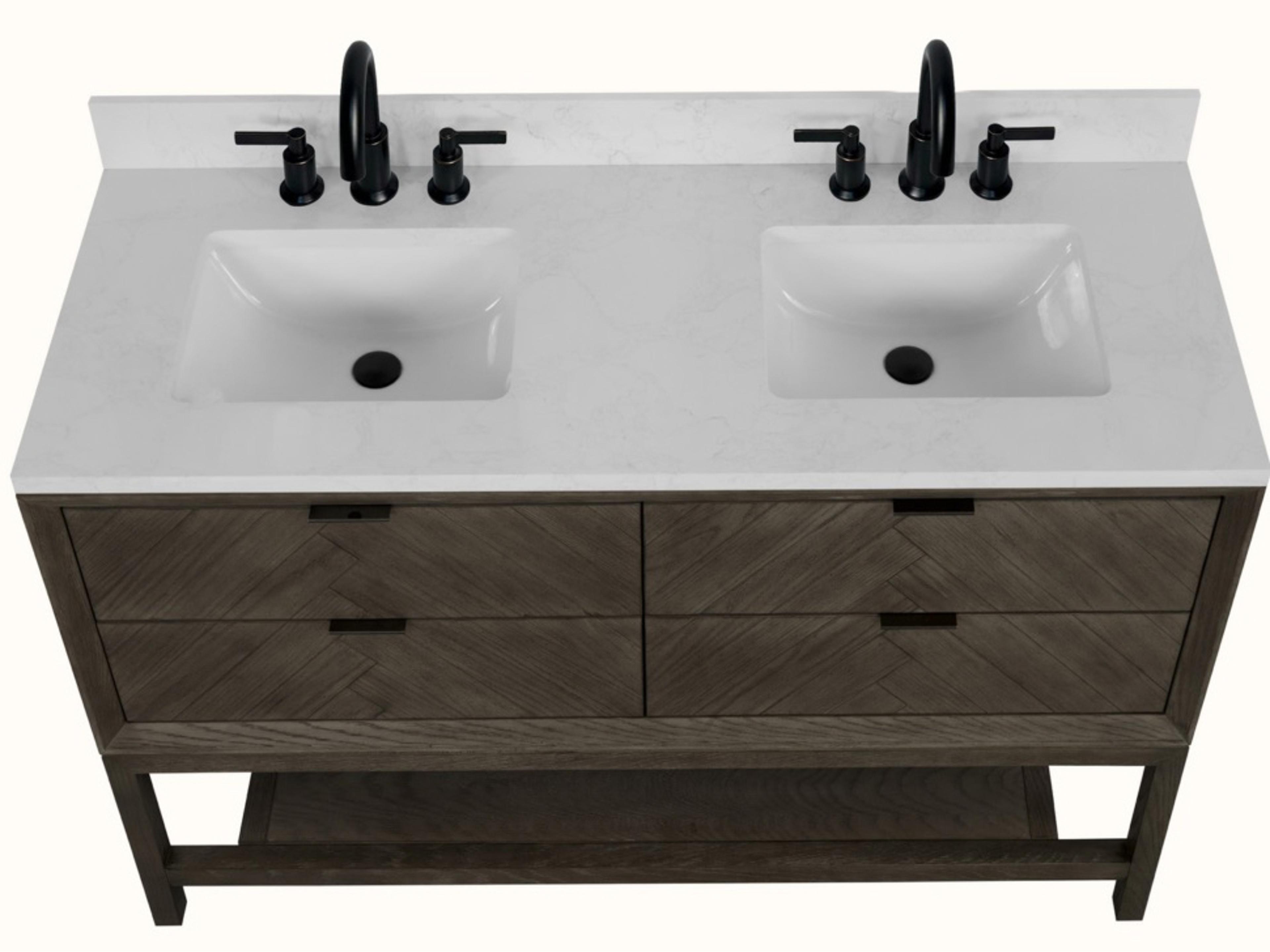 Legion Furniture Wh Series Grey Oak Vanity