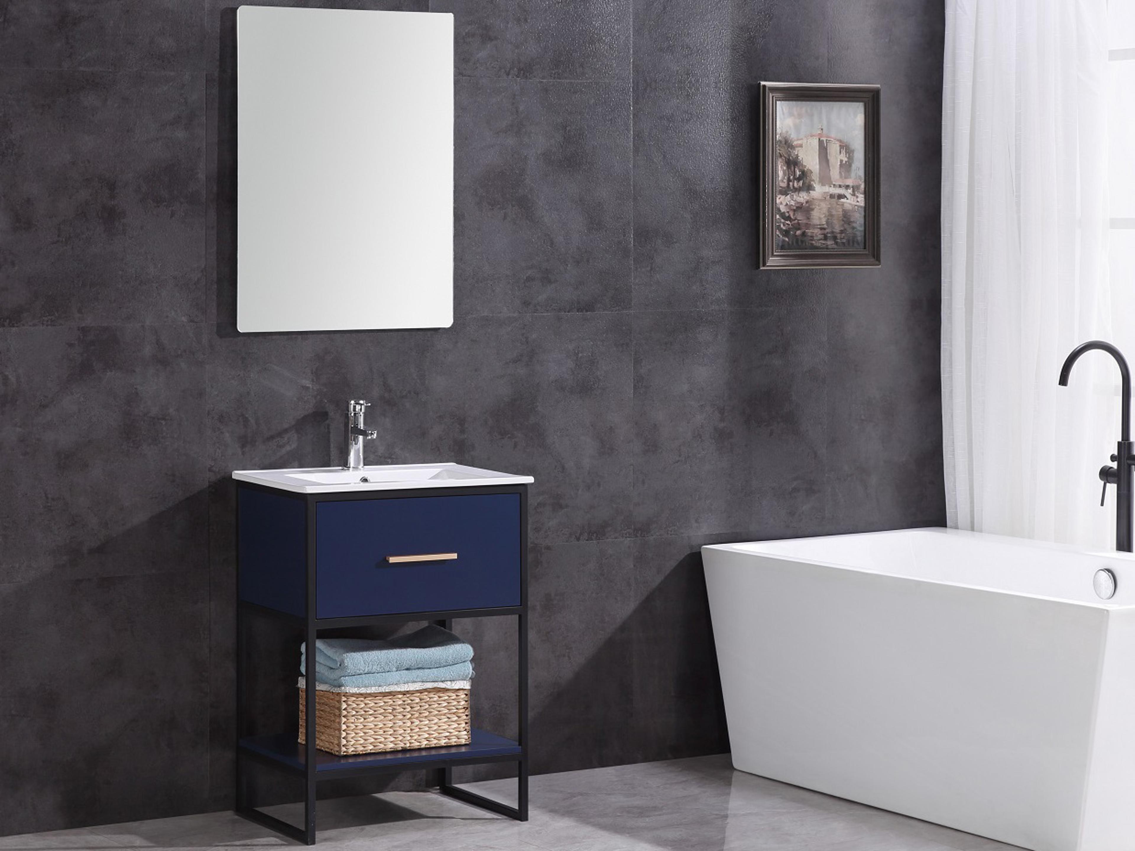 Legion Furniture Wh Series Blue Vanity
