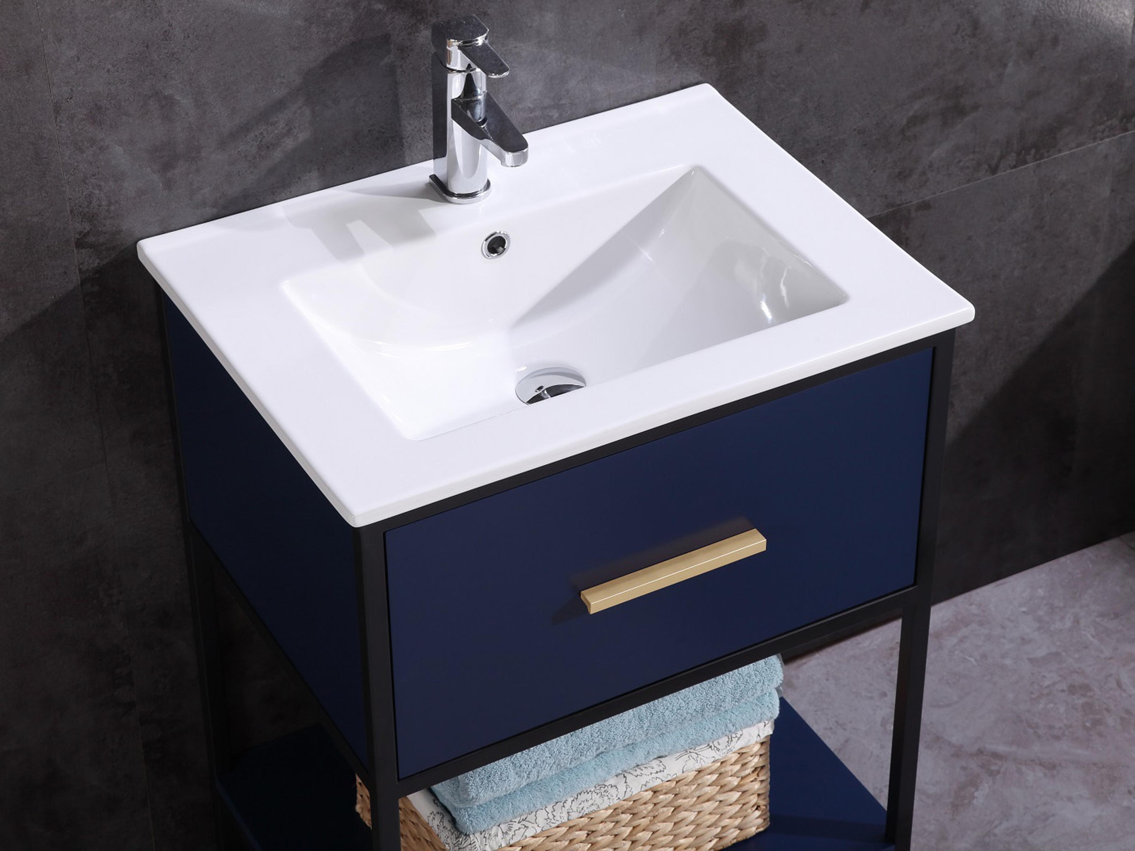 Legion Furniture Wh Series Blue Vanity