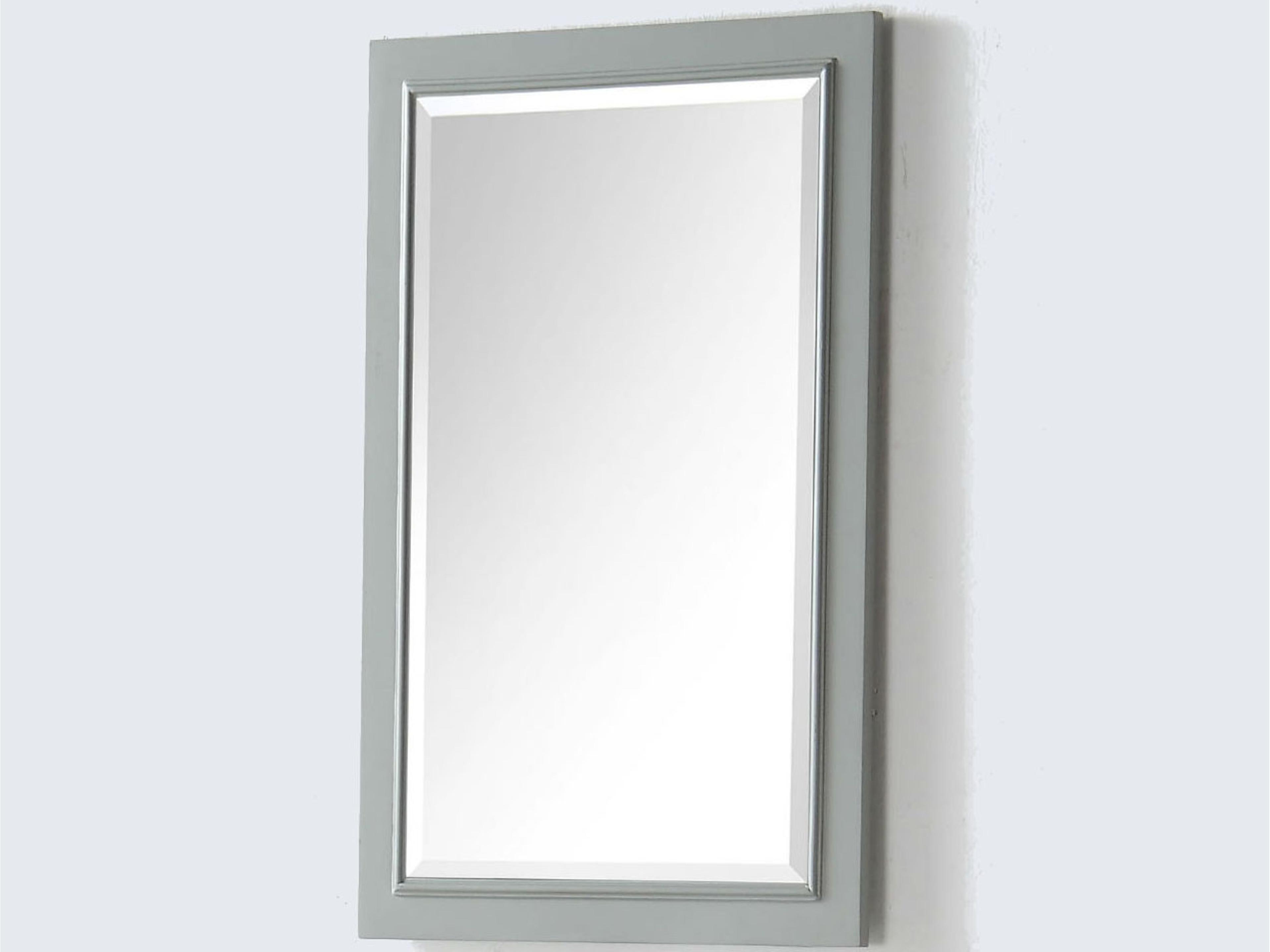 Wh Series Cool Grey Wall Mirror Vertical
