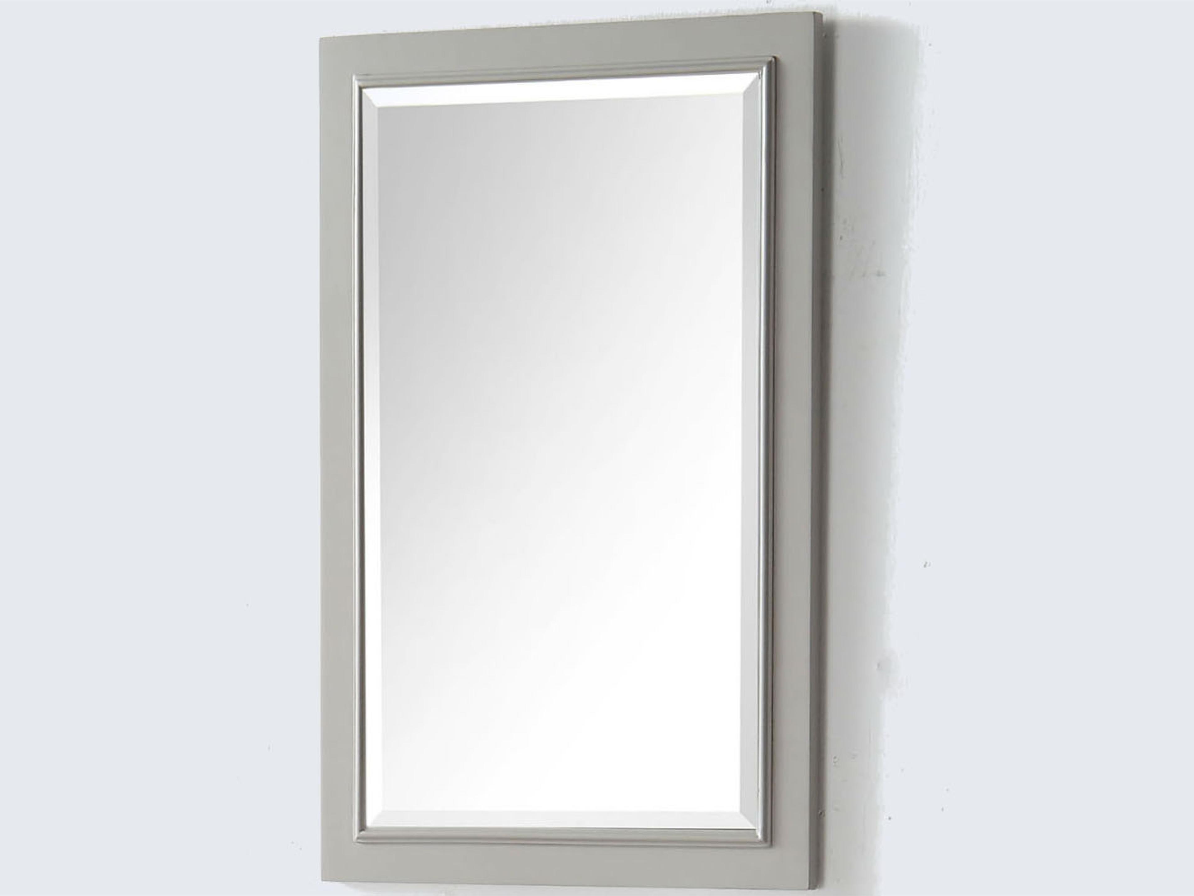 Wh Series Warm Grey Wall Mirror Rectangular