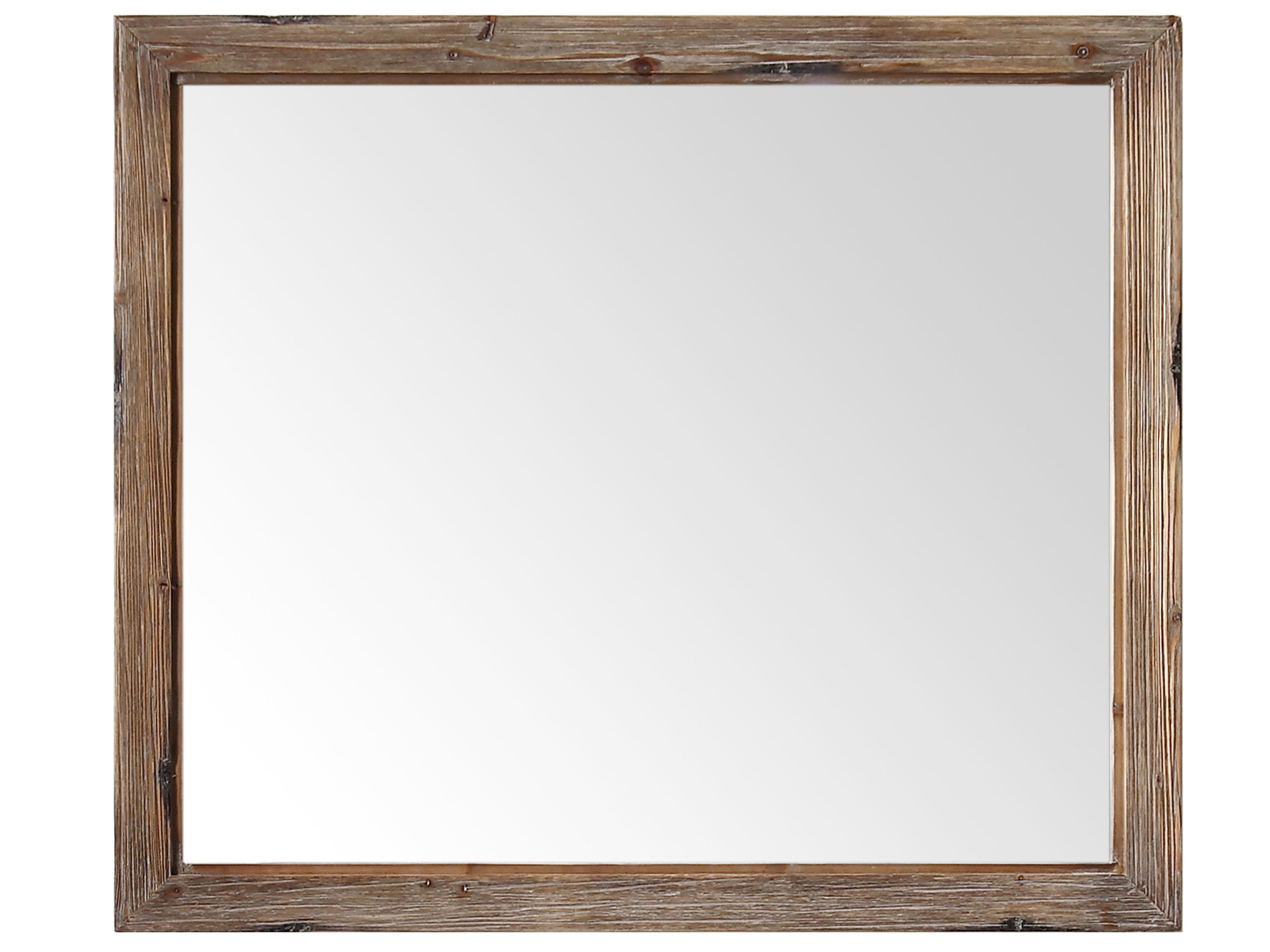 Wh Series Brown Wall Mirror Landscape