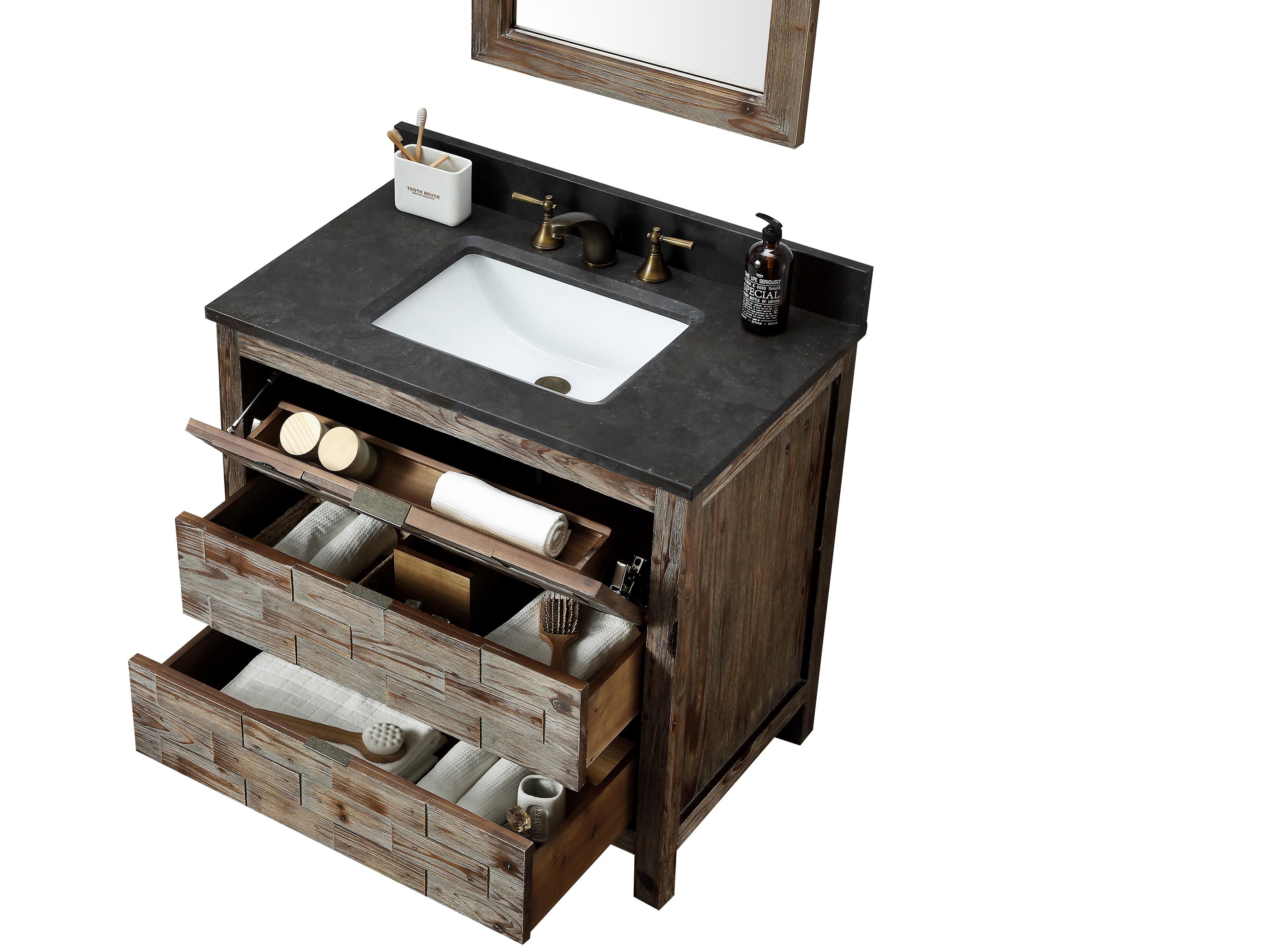 Legion Furniture Wh Series Brown Vanity