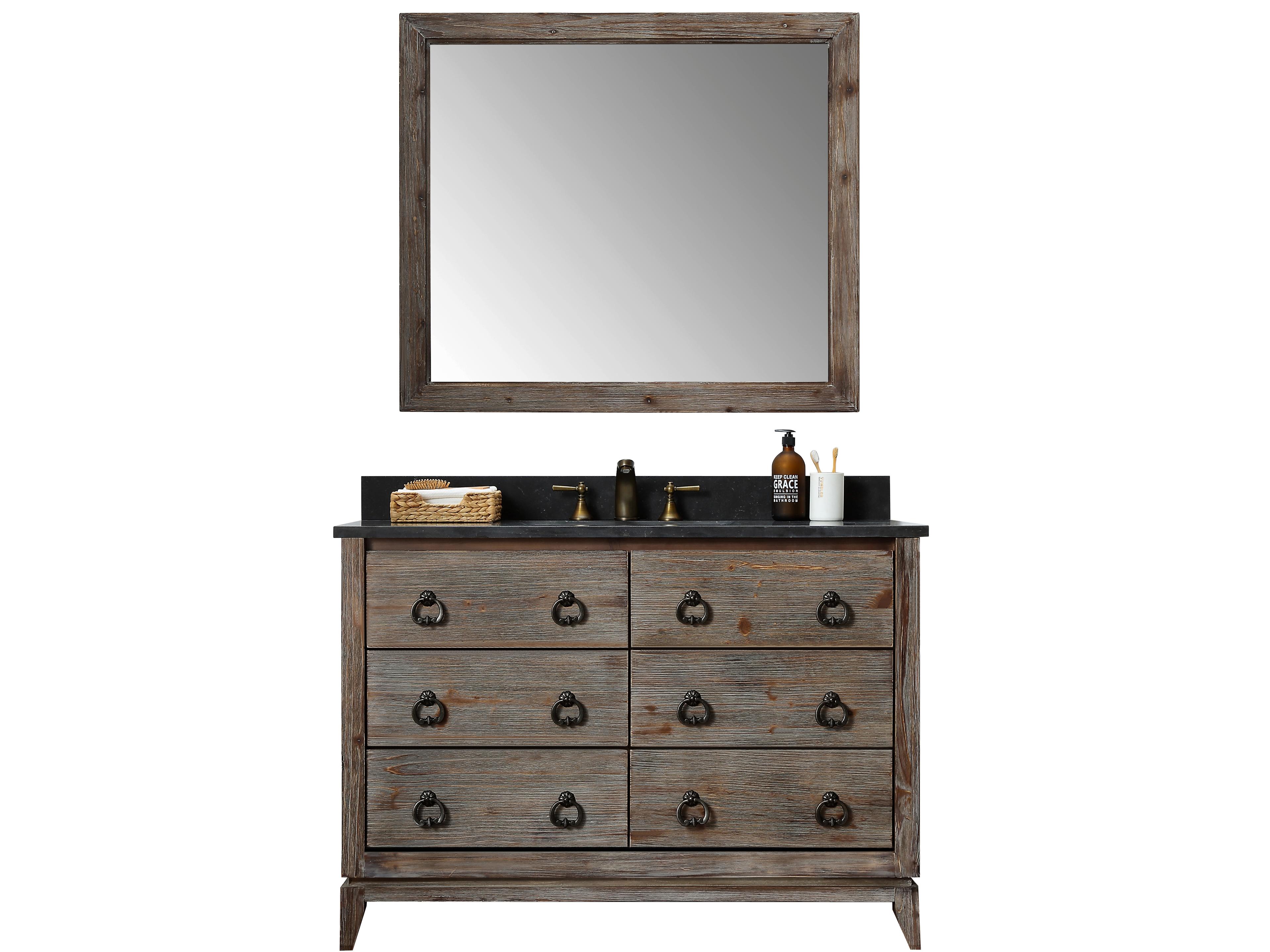 Legion Furniture Wh Series Brown Vanity