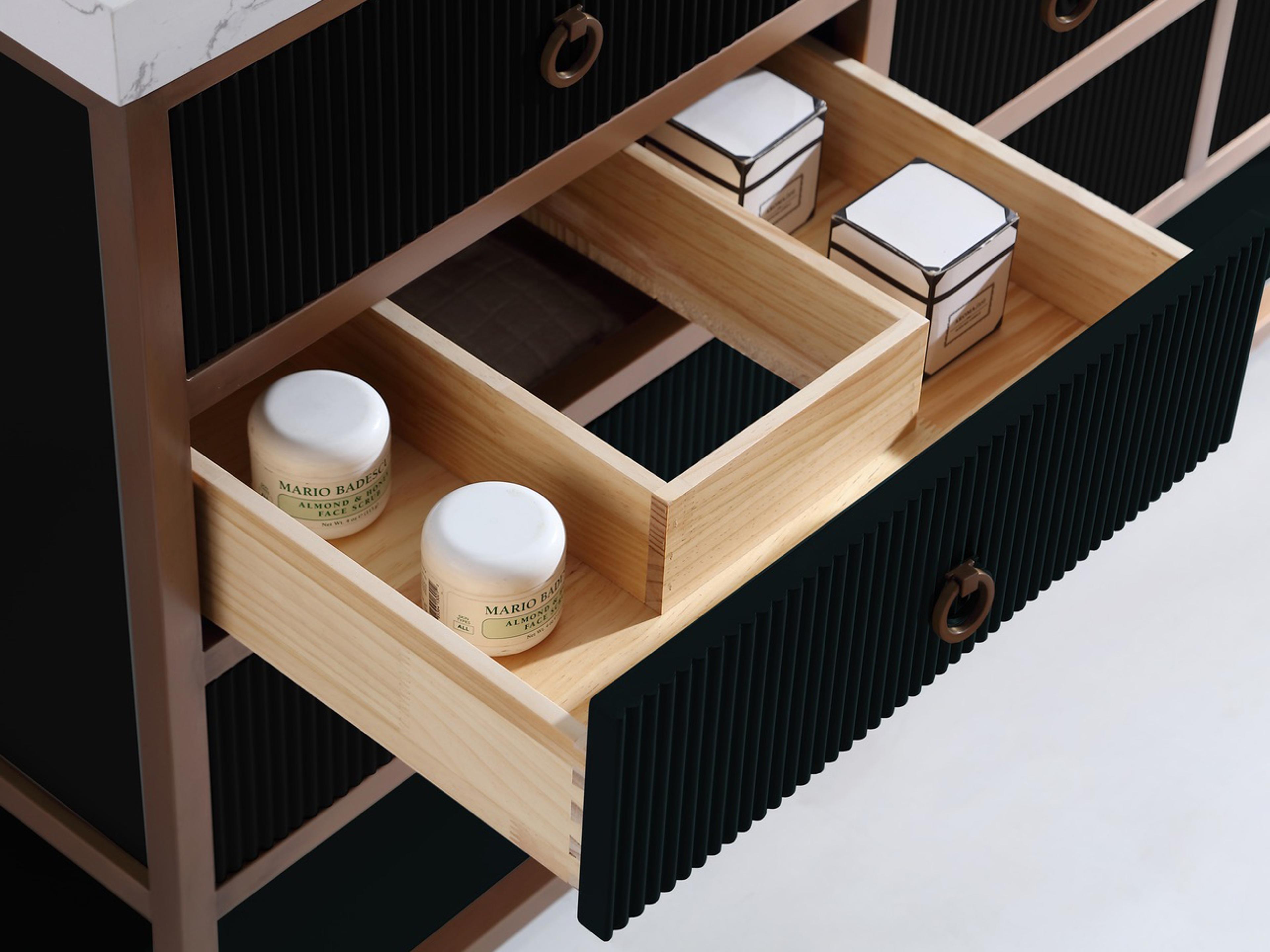 Legion Furniture Wk Series Tricorn Black Vanity