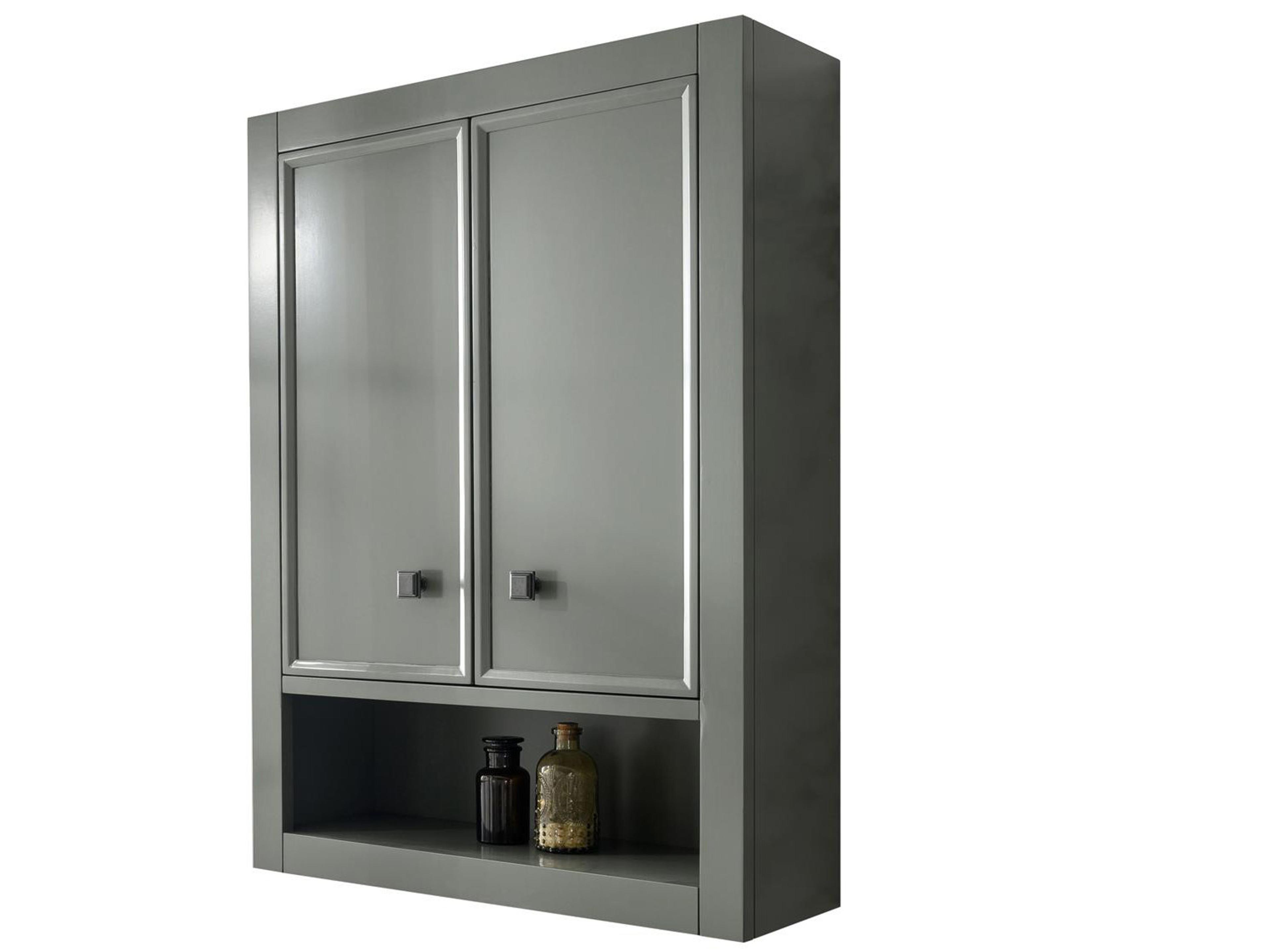 Wlf Series Pewter Green Toilet Topper Cabinet