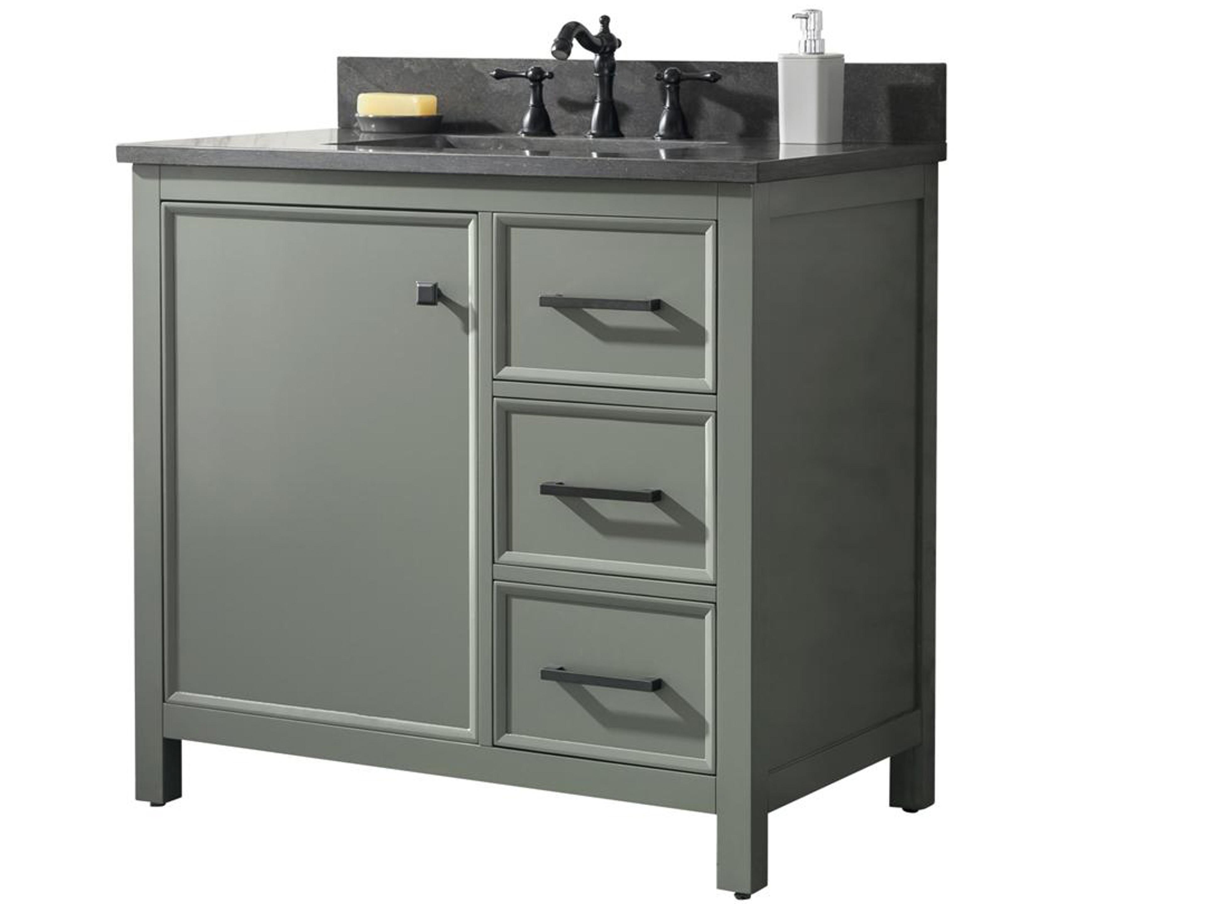 Wlf Series Pewter Green Vanity