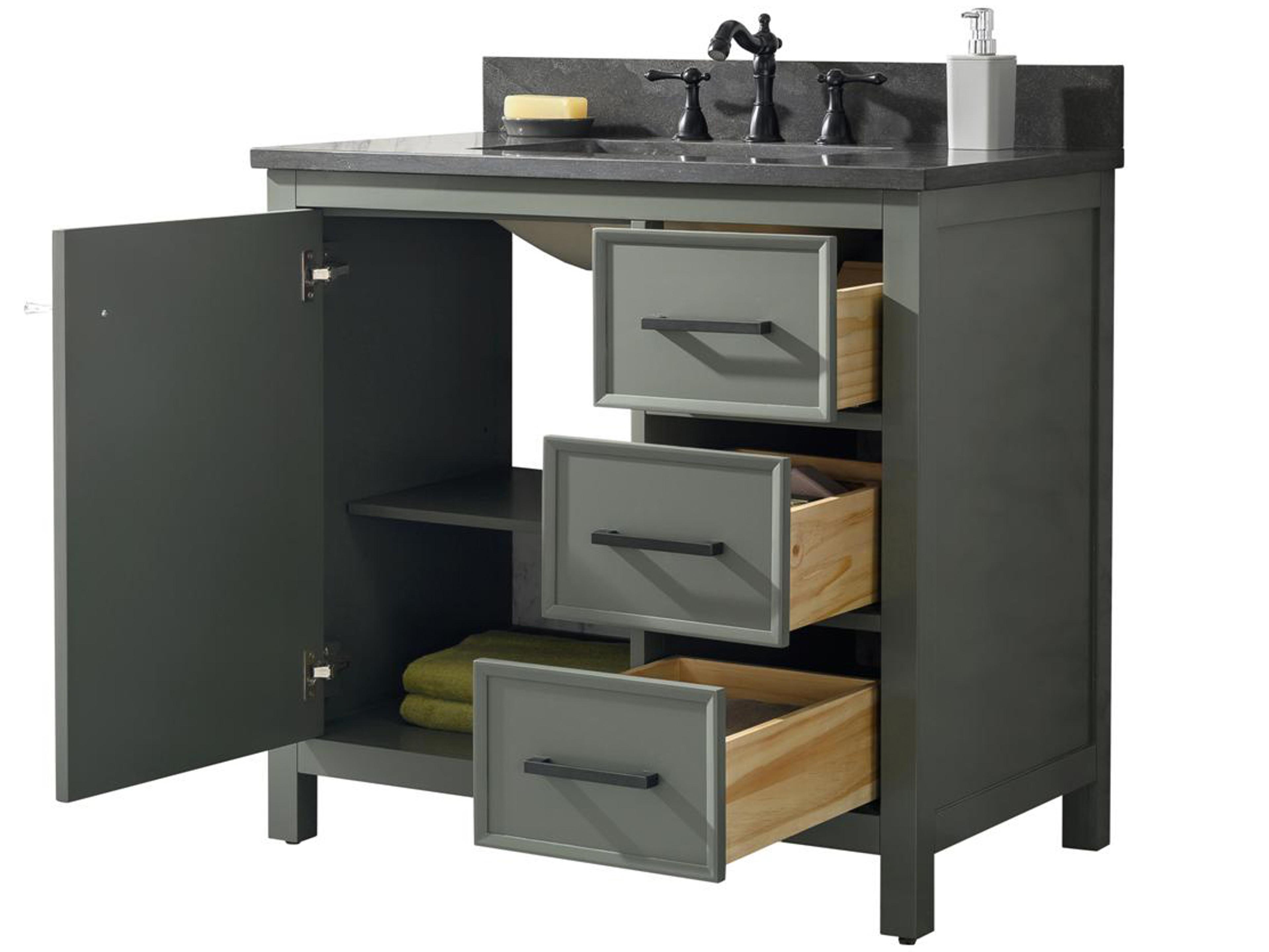 Legion Furniture Wlf Series Pewter Green Vanity