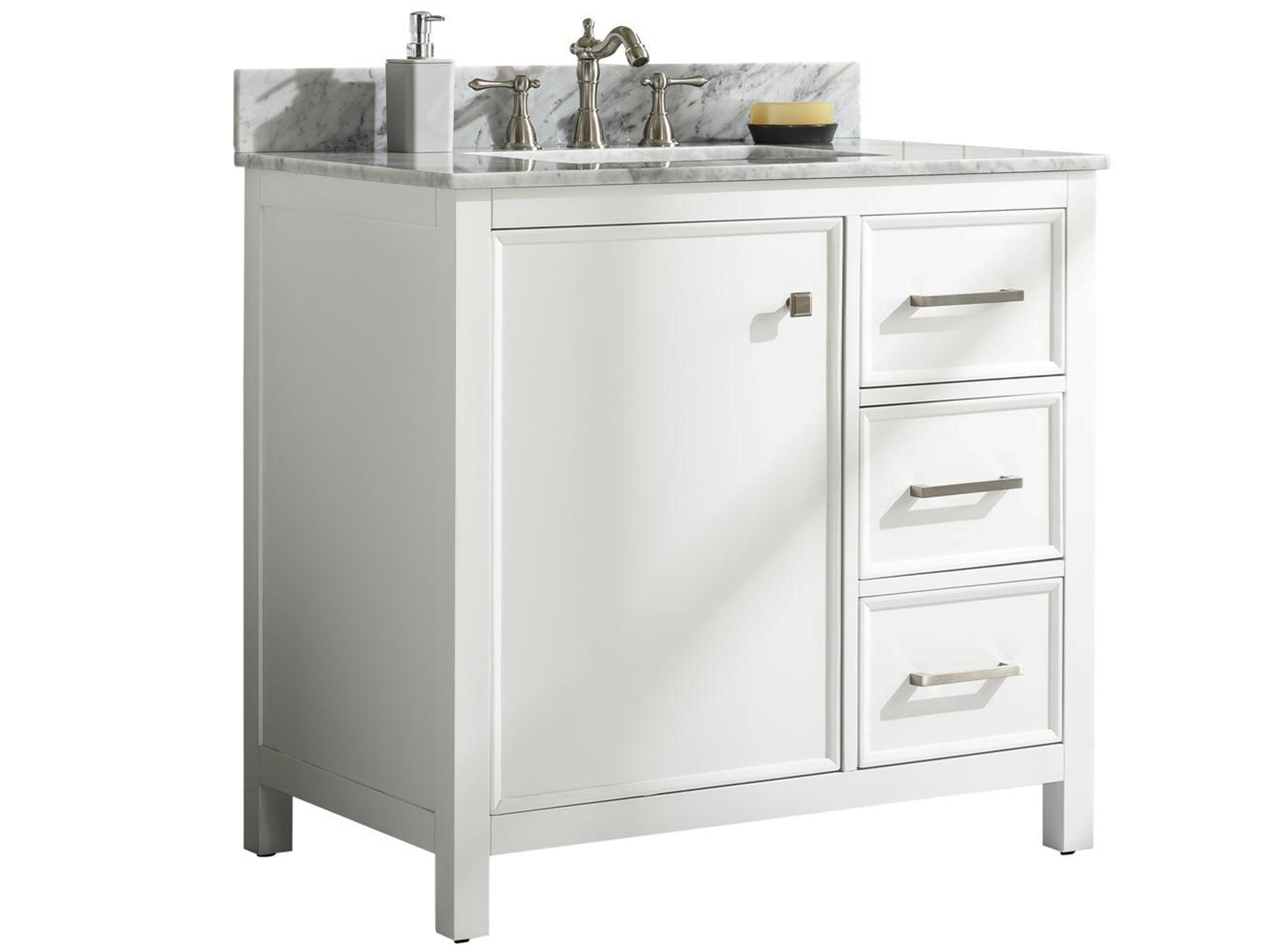 Wlf Series White Vanity
