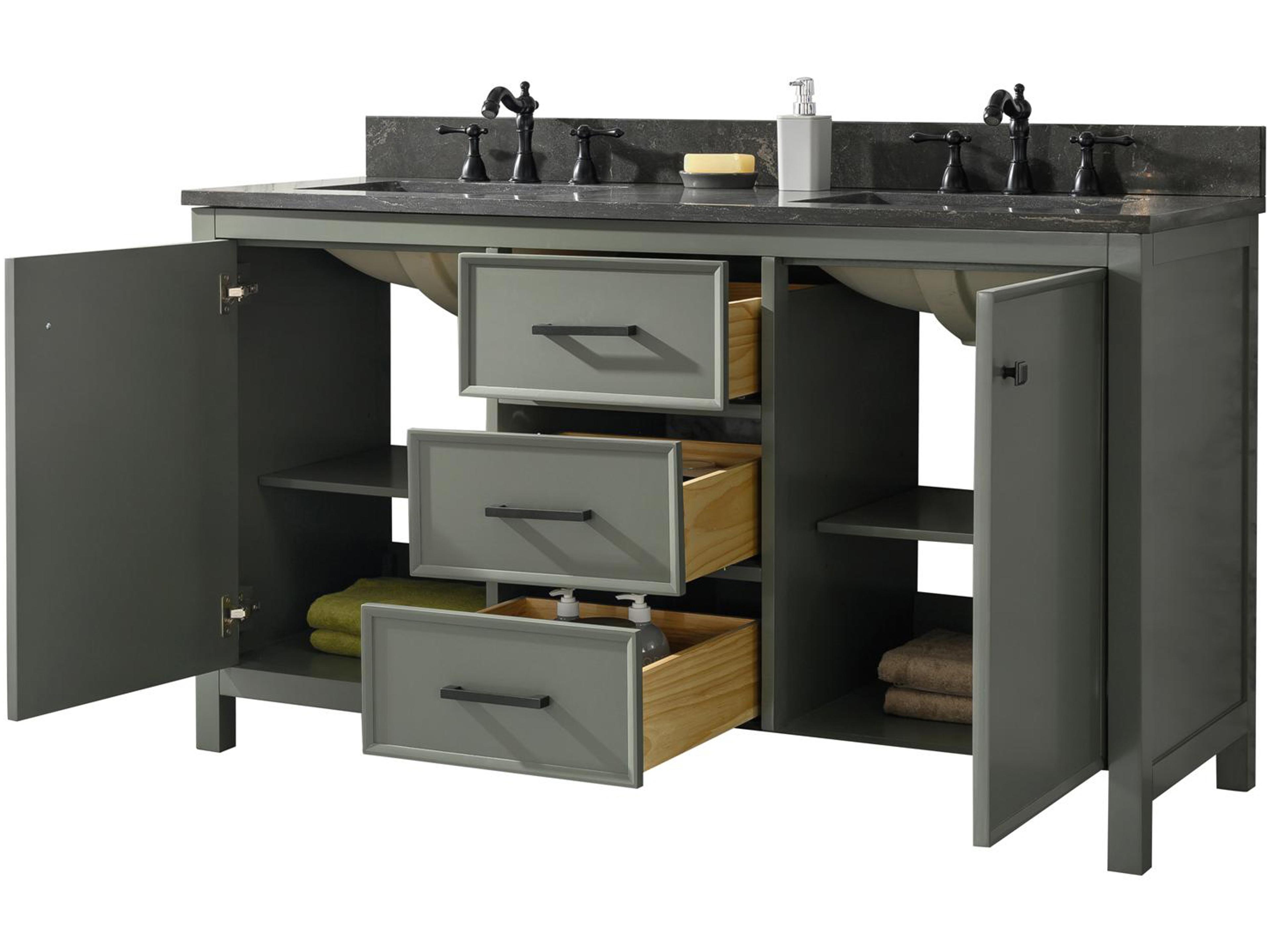 Legion Furniture Wlf Series Pewter Green Vanity