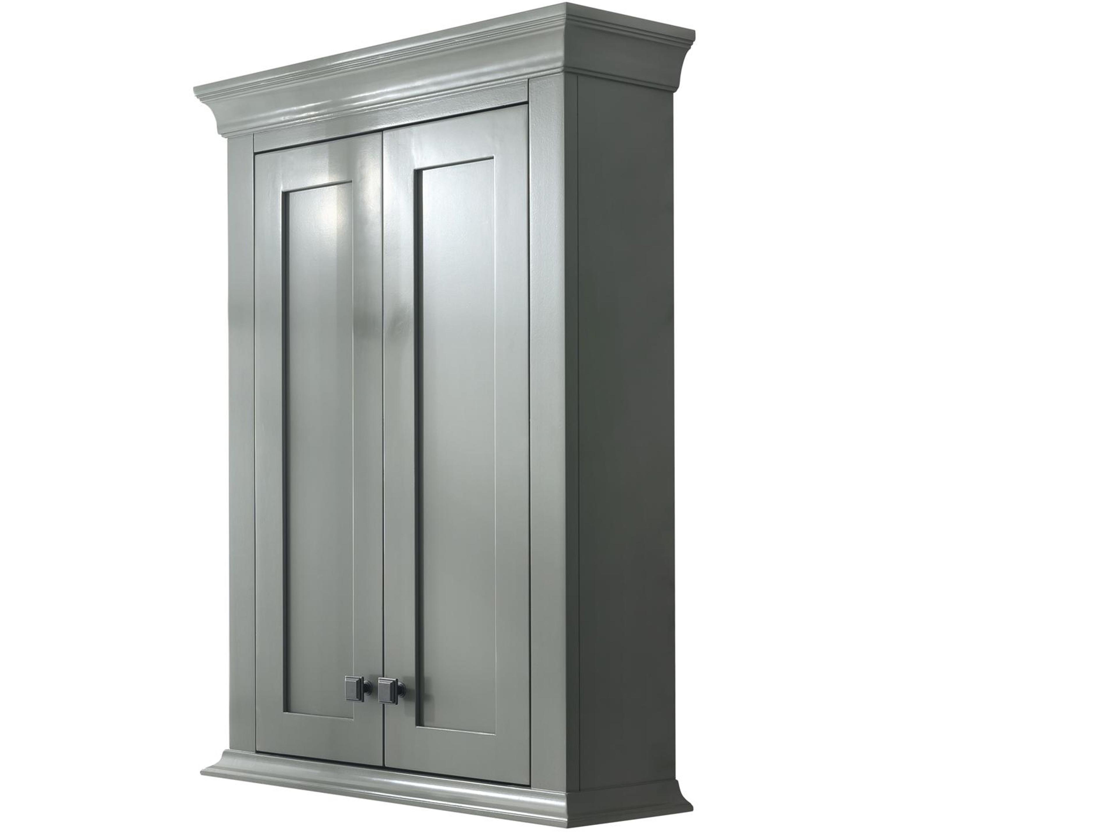 Wlf Series Pewter Green Toilet Topper Cabinet