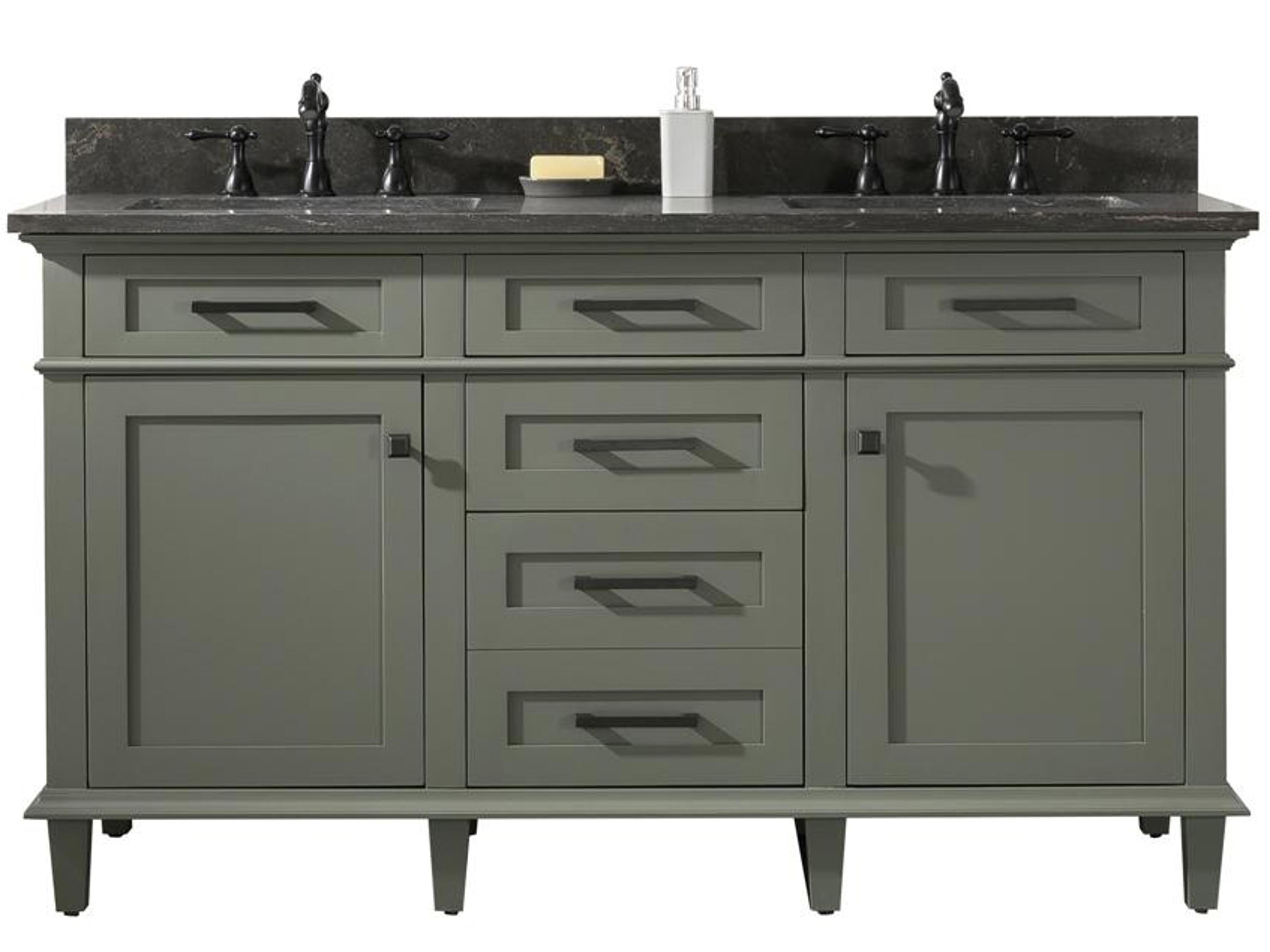Legion Furniture Wlf Series Pewter Green Vanity