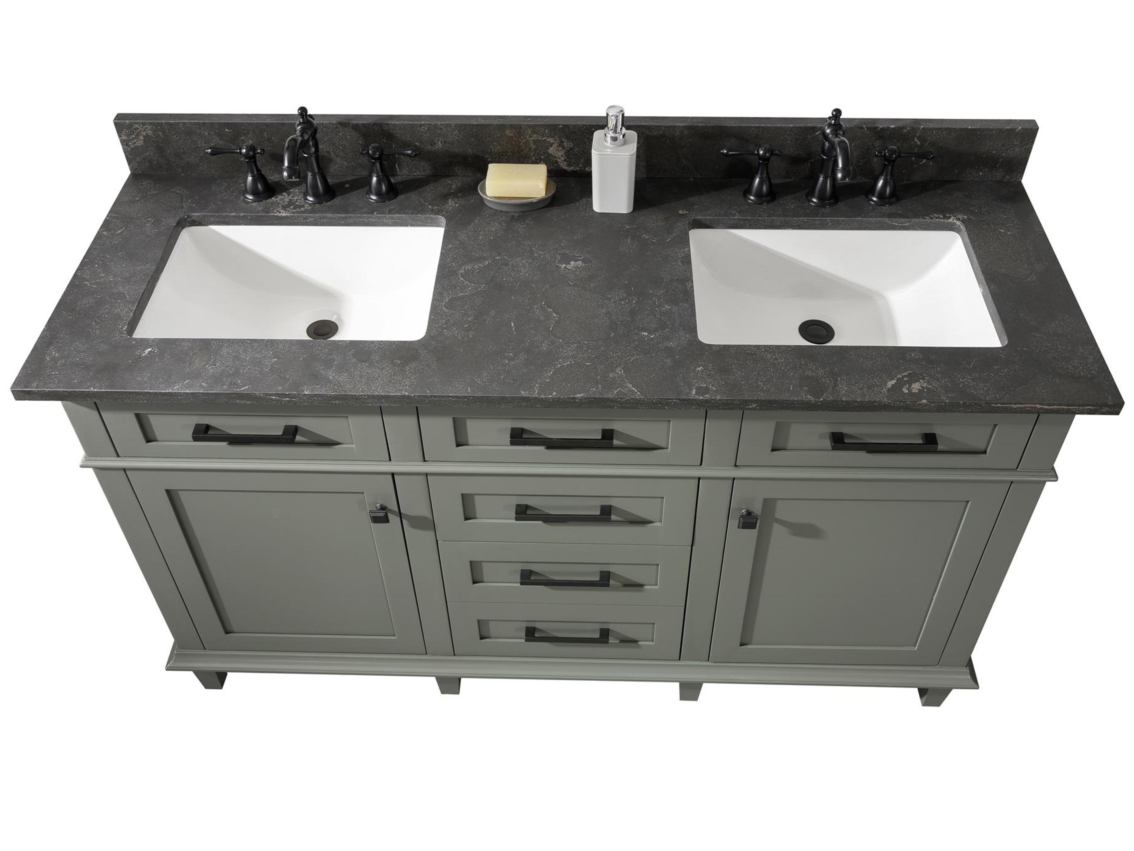 Legion Furniture Wlf Series Pewter Green Vanity