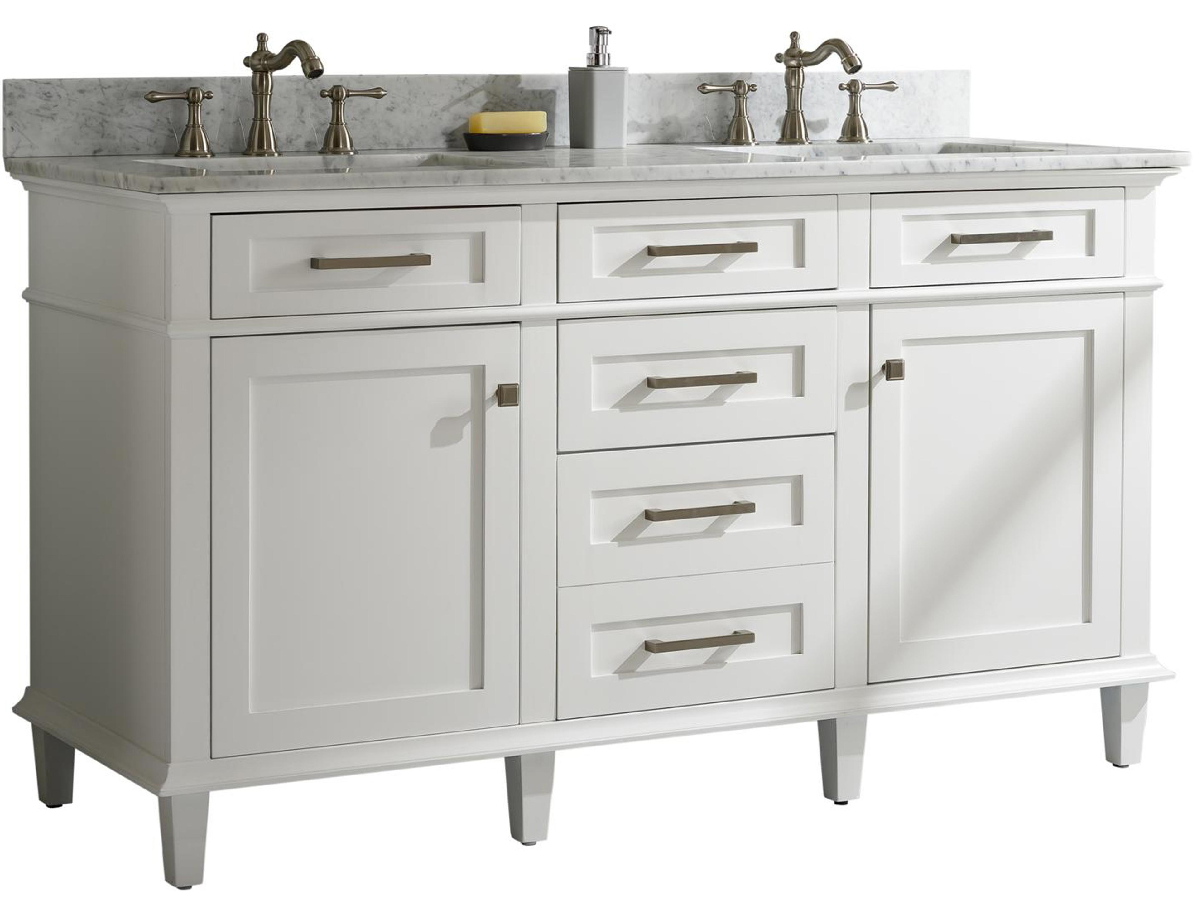 Wlf Series White Vanity