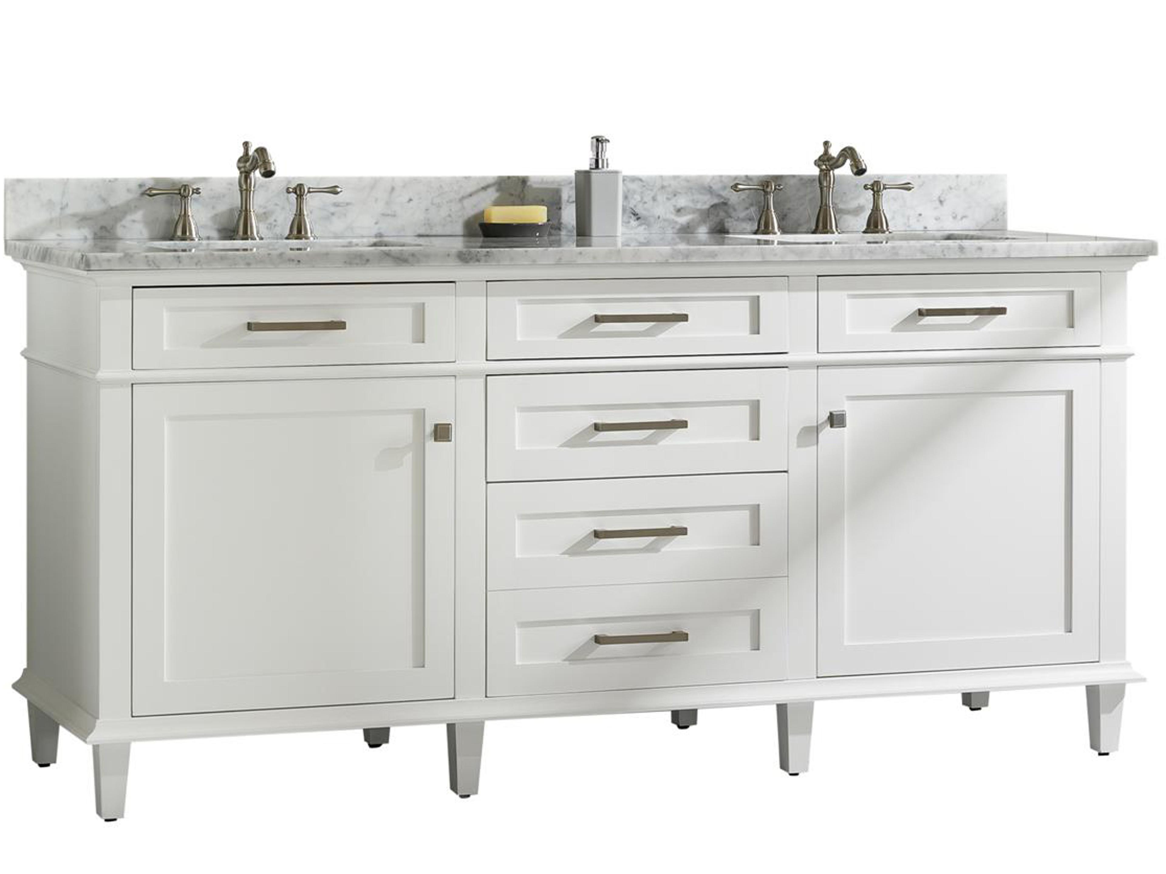 Wlf Series White Vanity