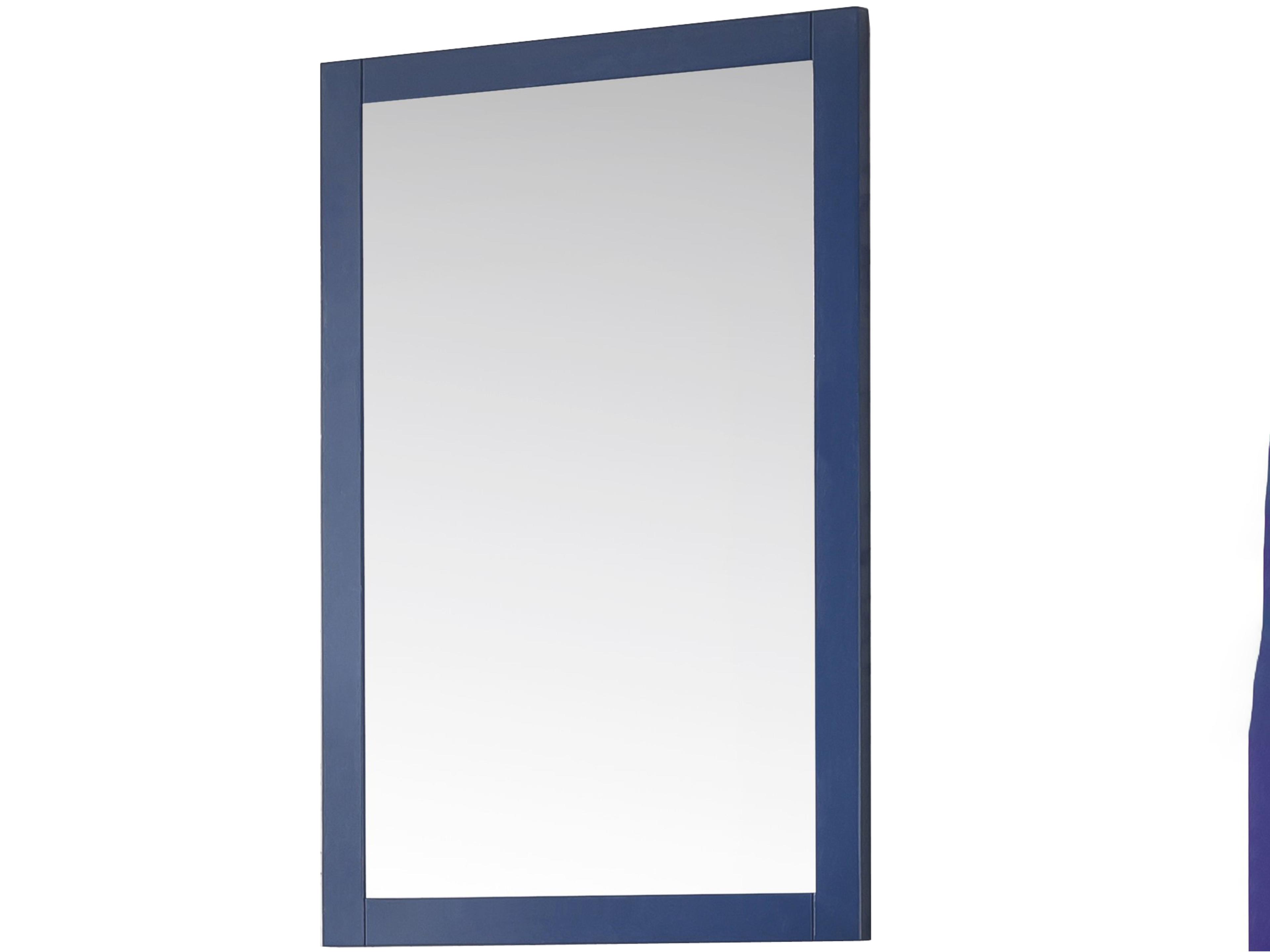 Wlf Series Blue Wall Mirror Vertical