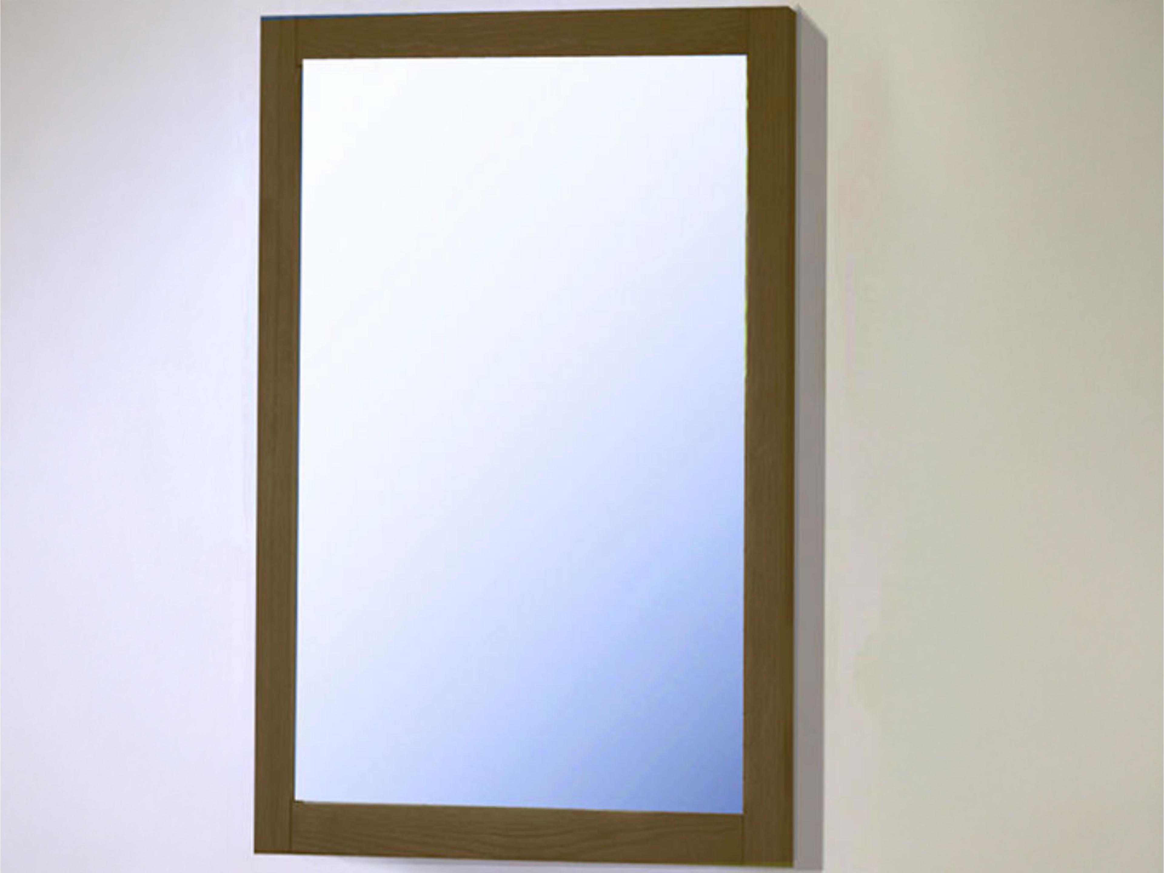 Wlf Series Sink Vanity Wall Mirror Vertical Dark Gray