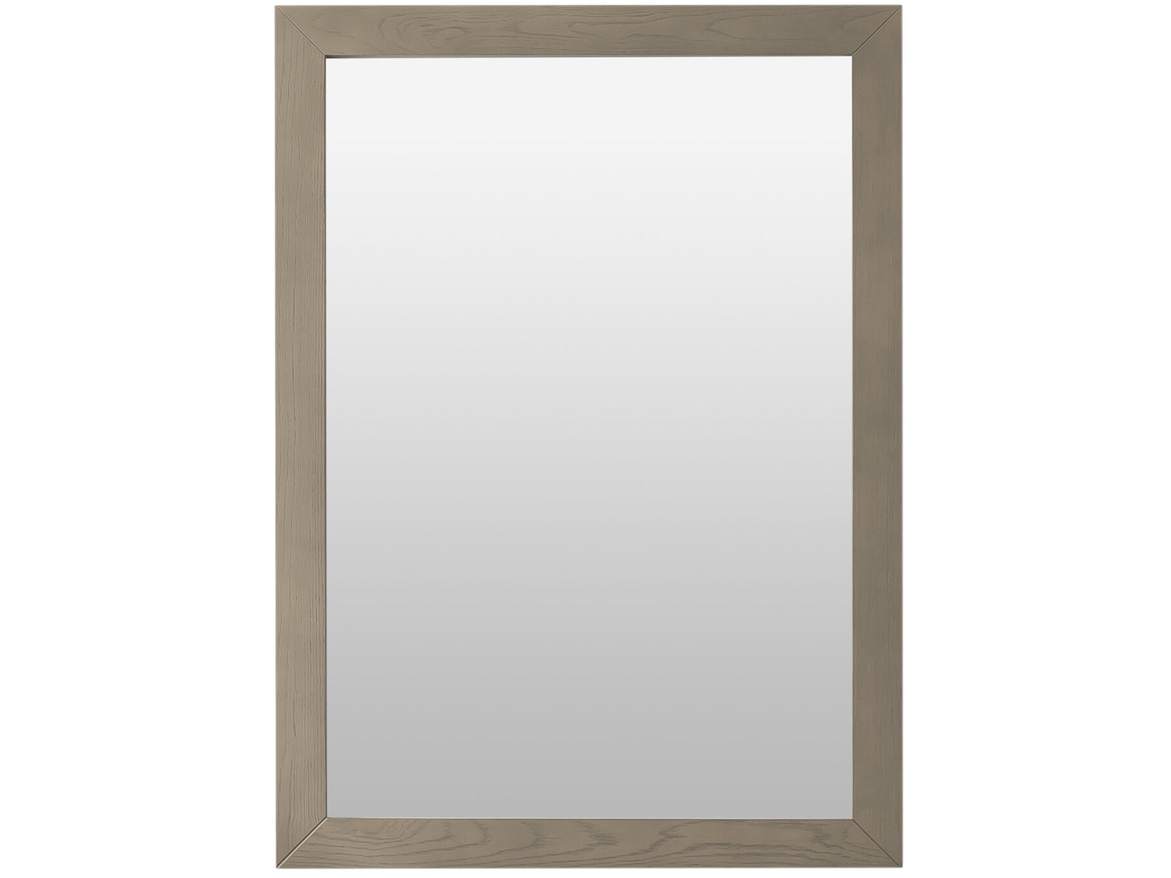 Wlf Series Antique Gray Wall Mirror Vertical
