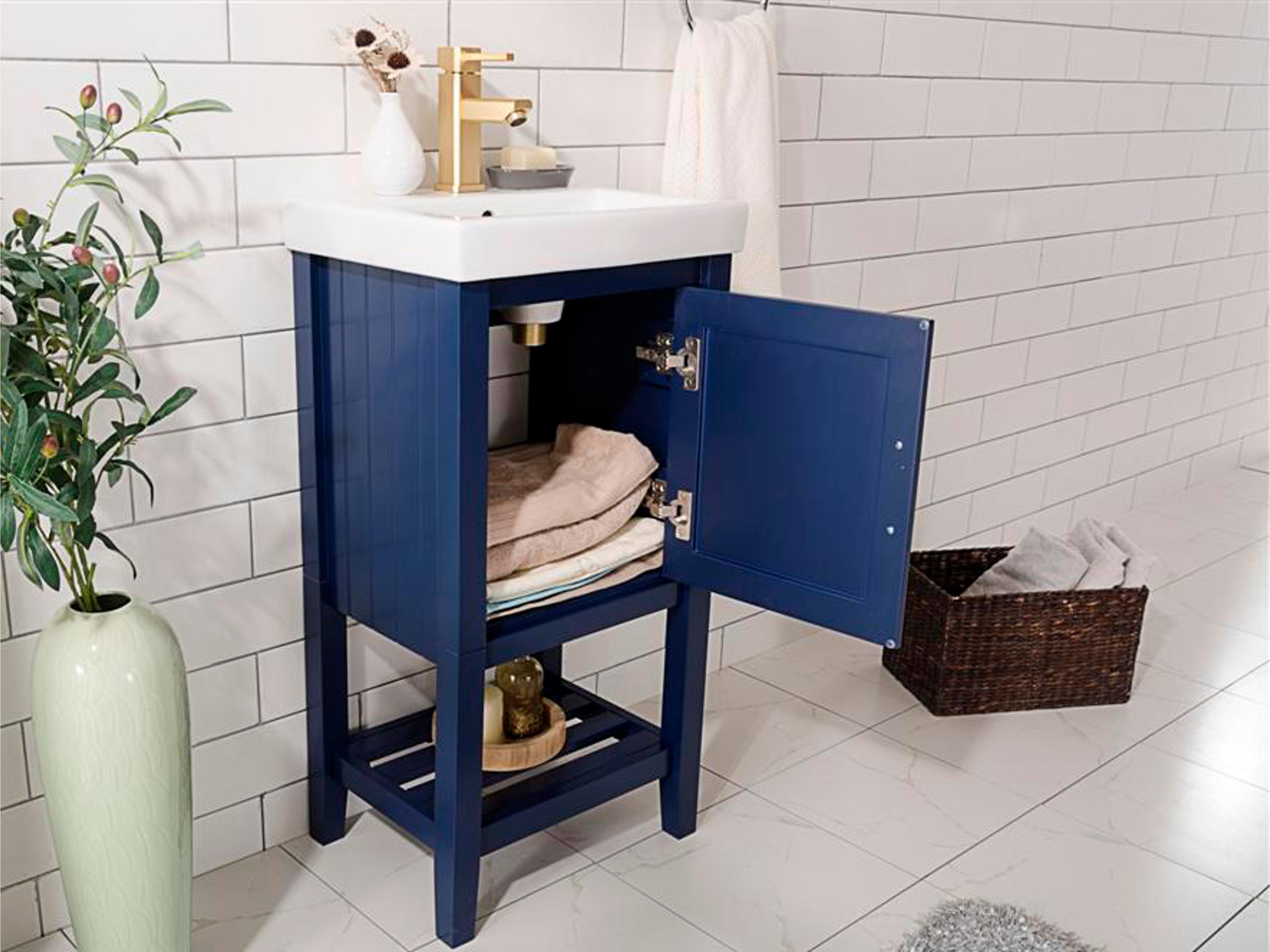 Legion Furniture Wlf Series Blue Vanity