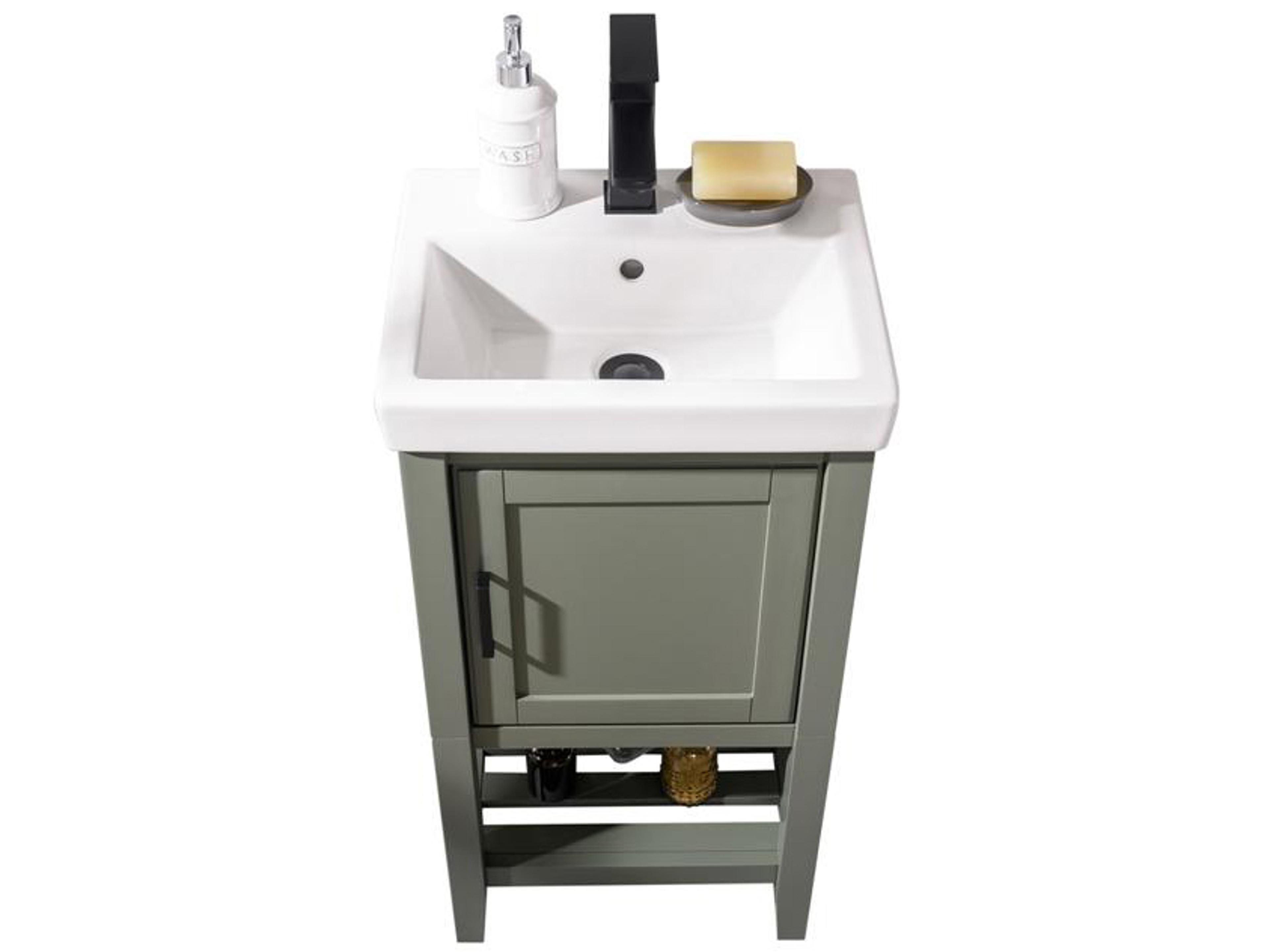 Legion Furniture Wlf Series Pewter Green Vanity