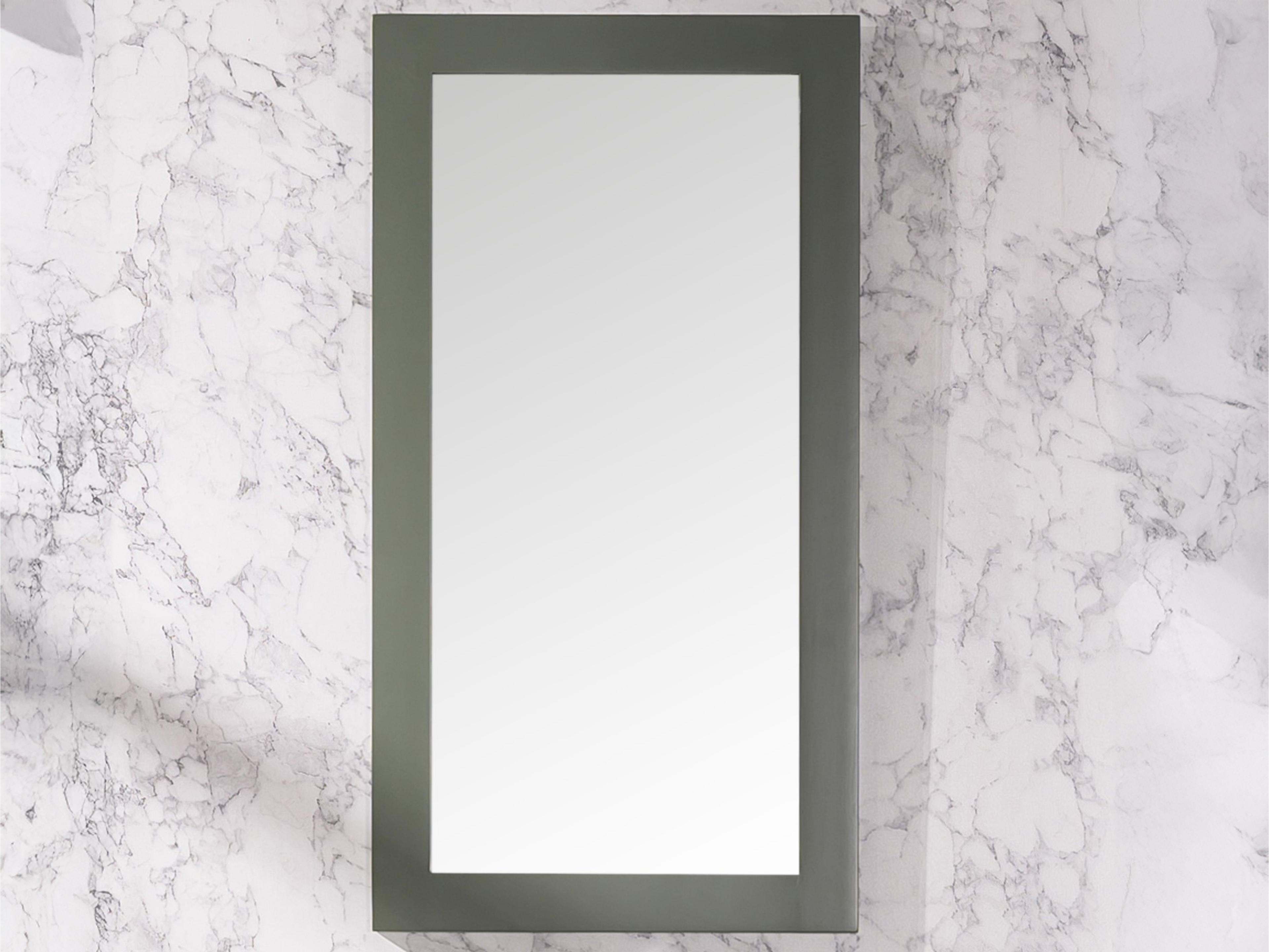 Legion Furniture Wlf Series Vogue Green Wall Mirror Vertical