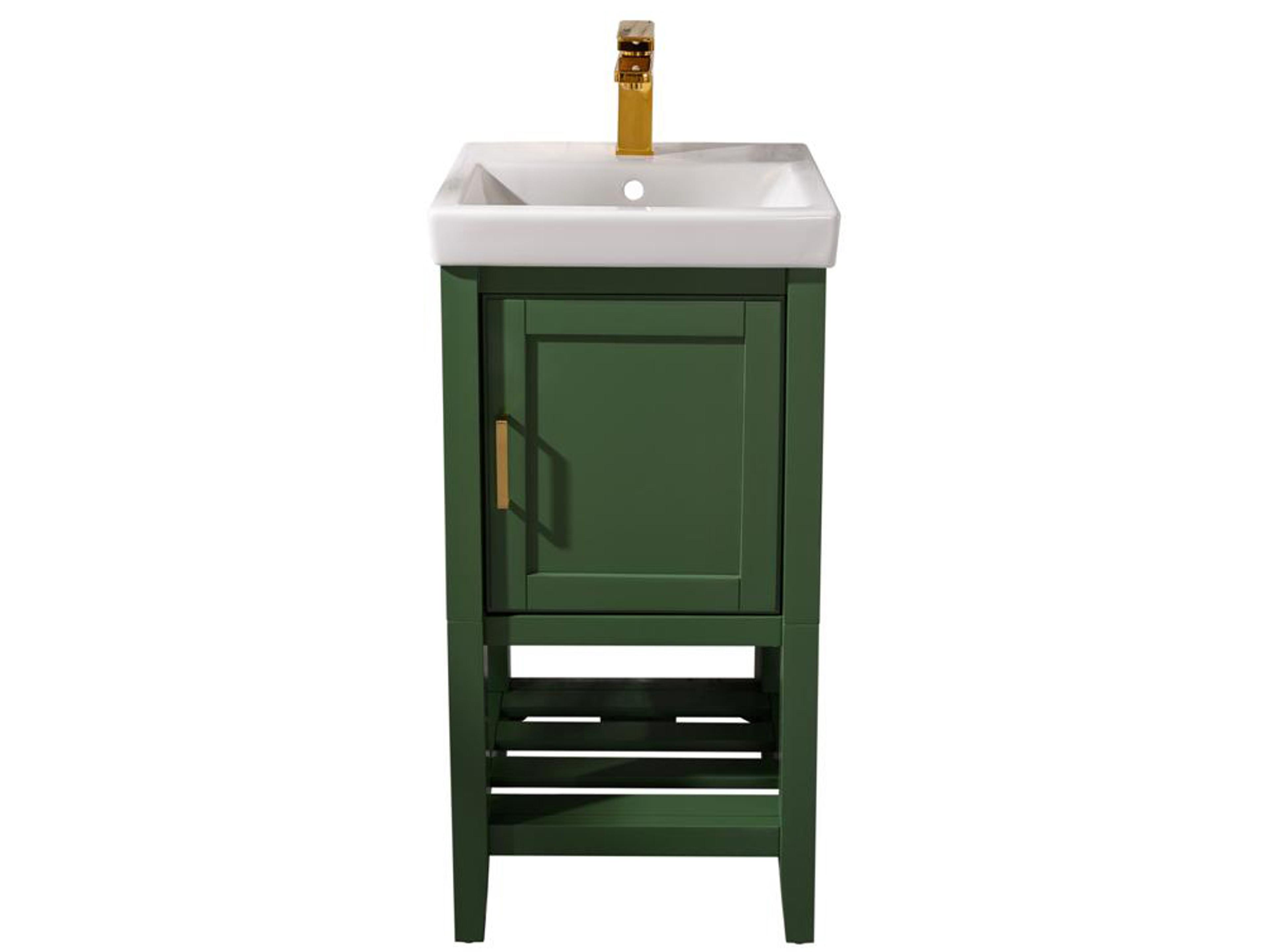 Legion Furniture Wlf Series Pewter Green Vanity