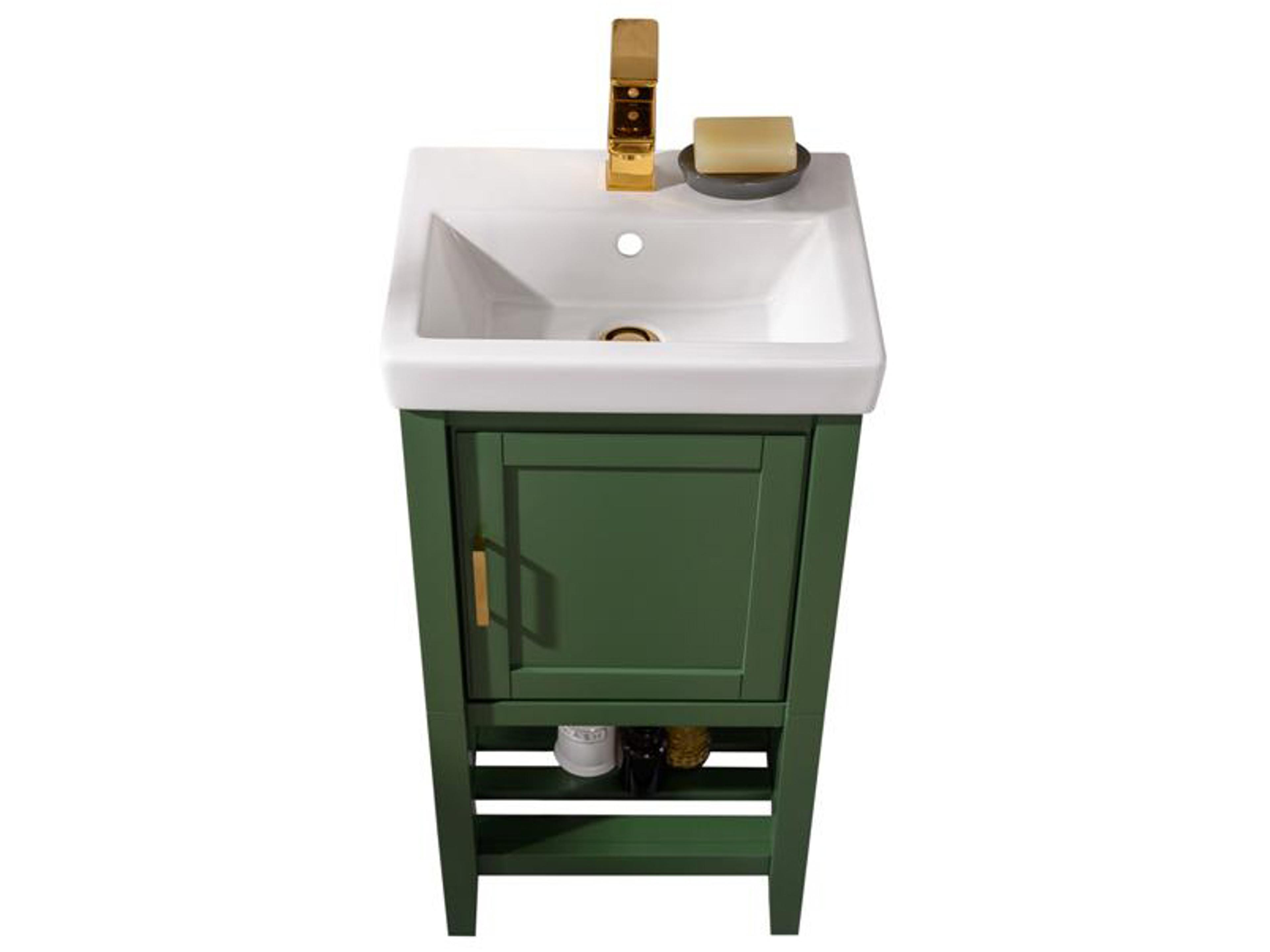Legion Furniture Wlf Series Pewter Green Vanity
