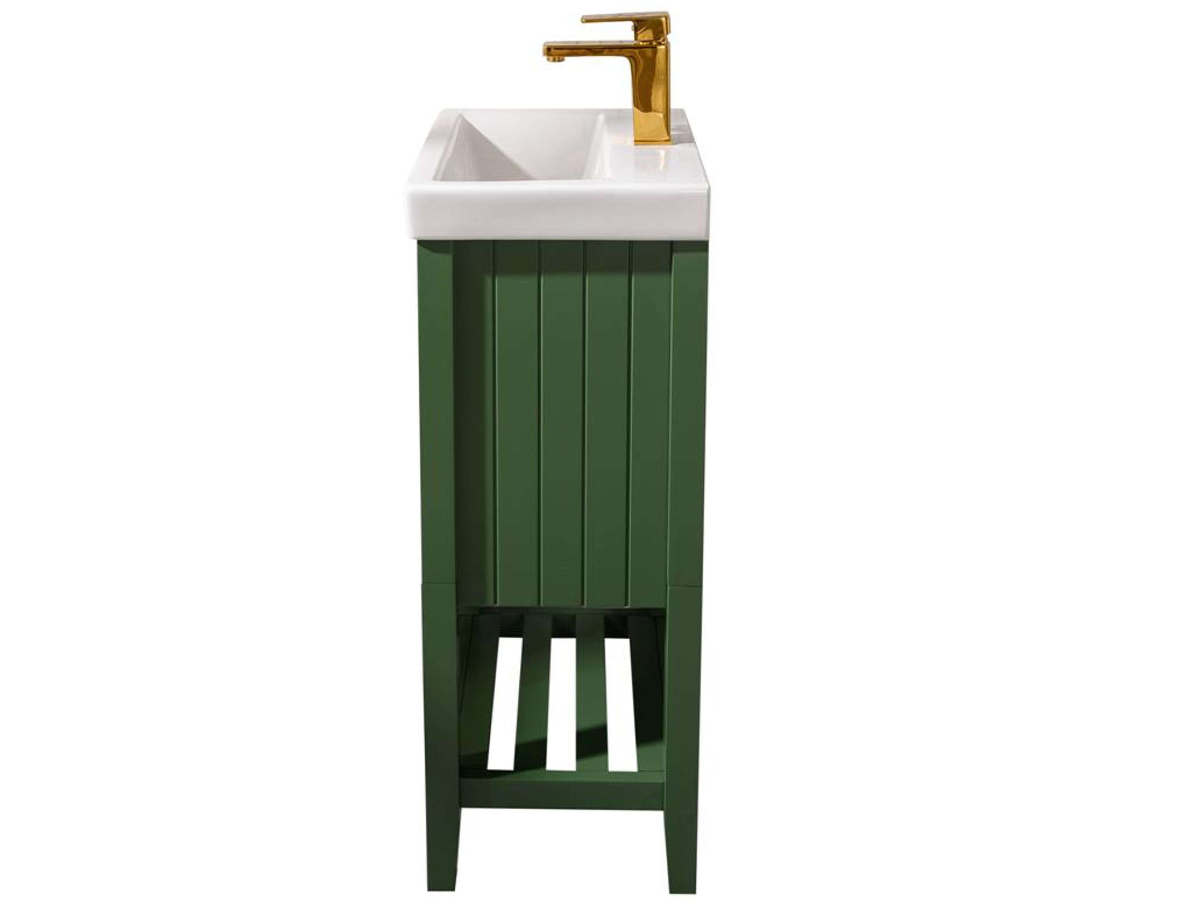 Legion Furniture Wlf Series Pewter Green Vanity