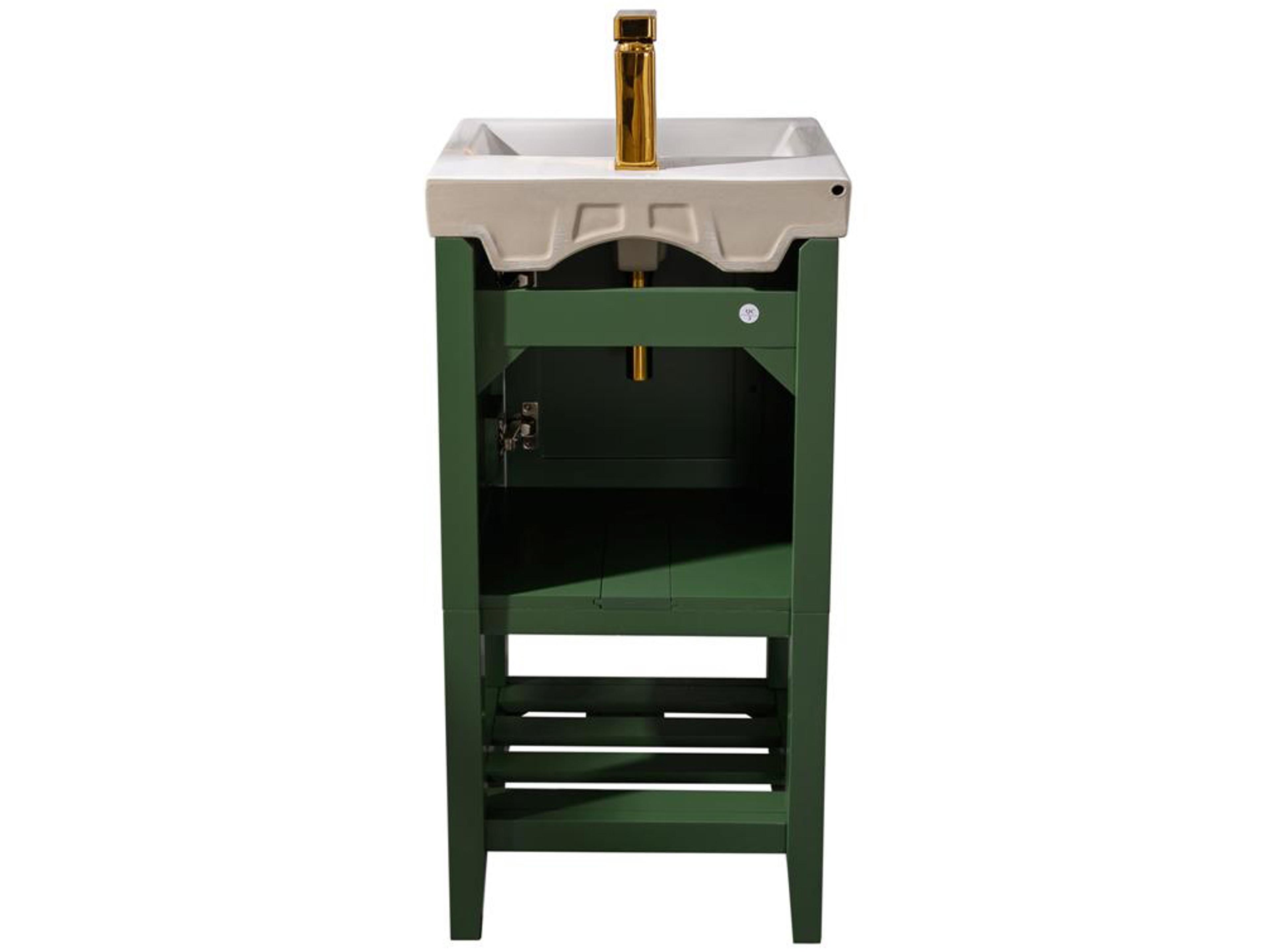 Legion Furniture Wlf Series Pewter Green Vanity