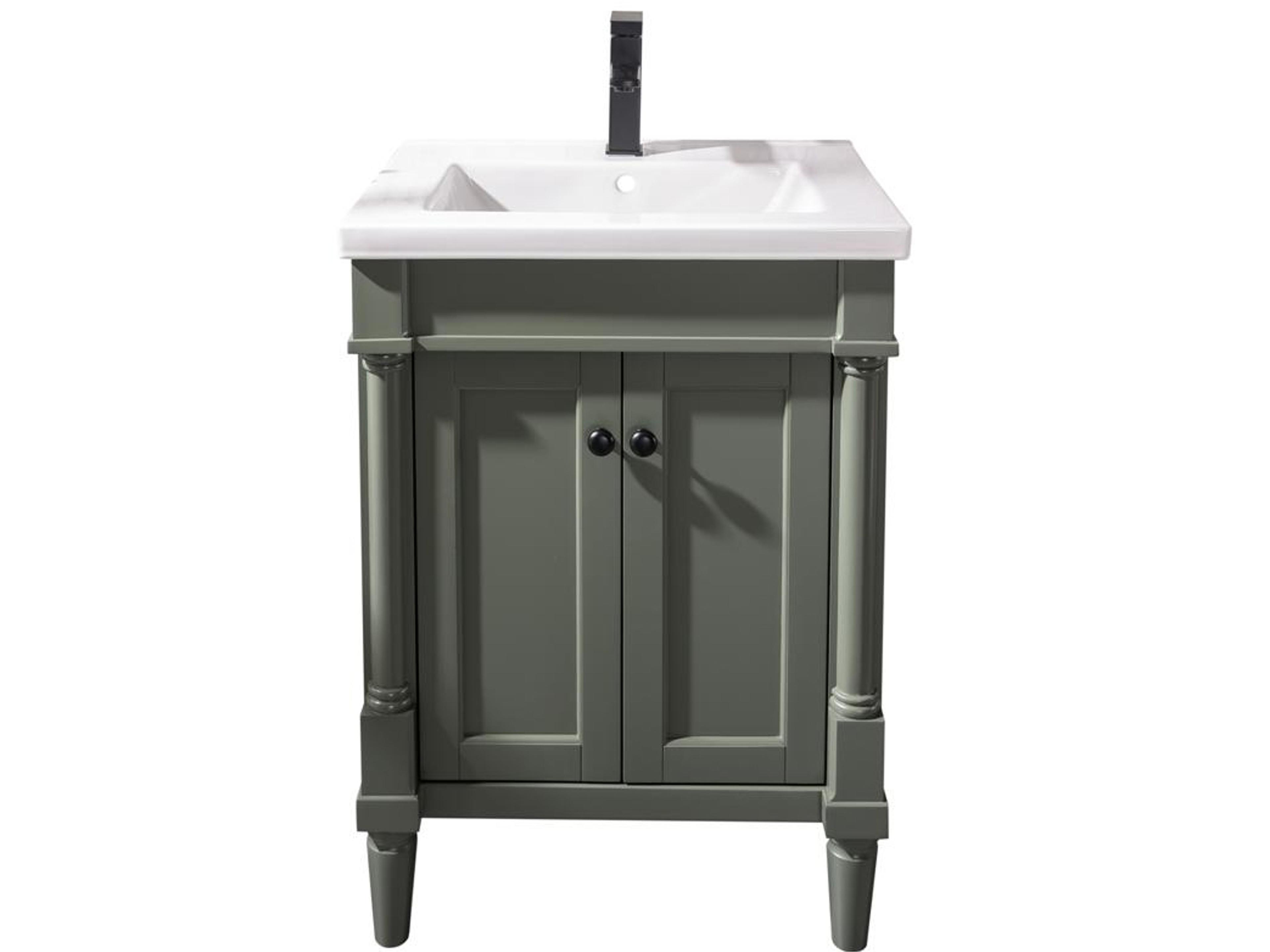 Wlf Series Pewter Green Vanity