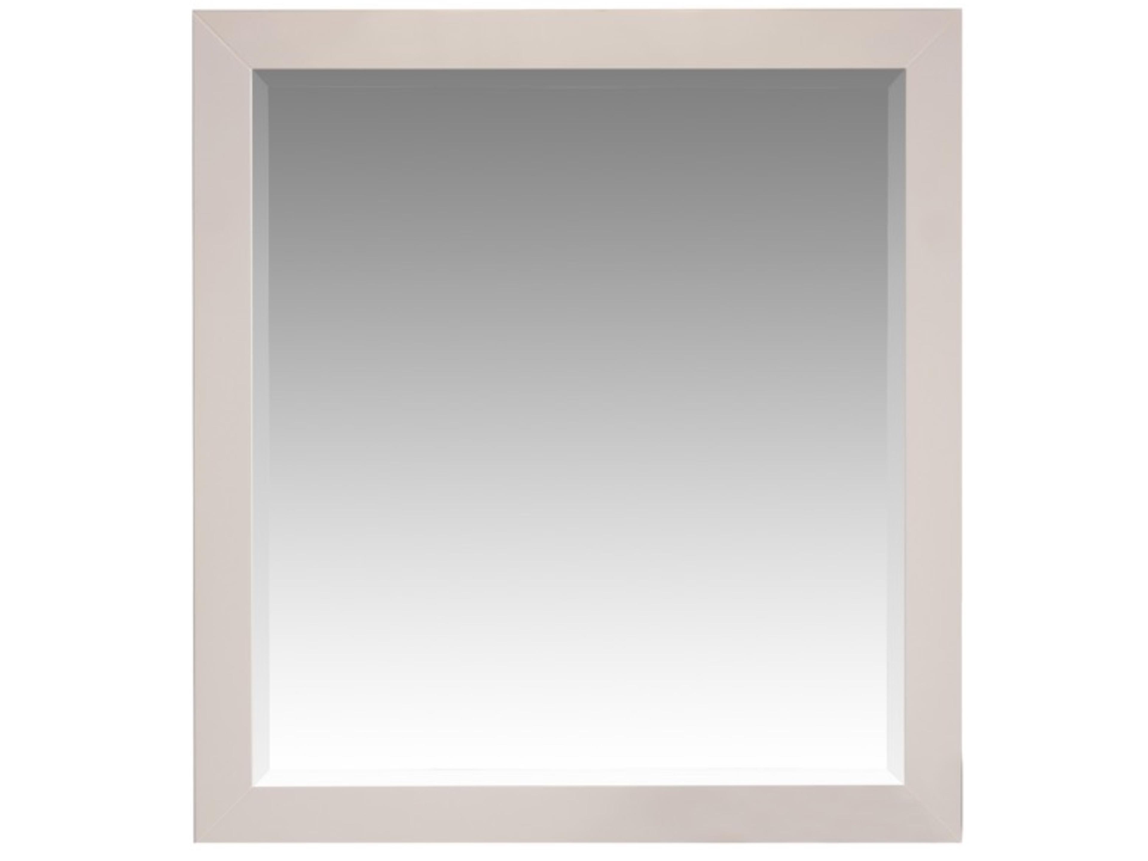 Ws Series Dreamy White Wall Mirror Square