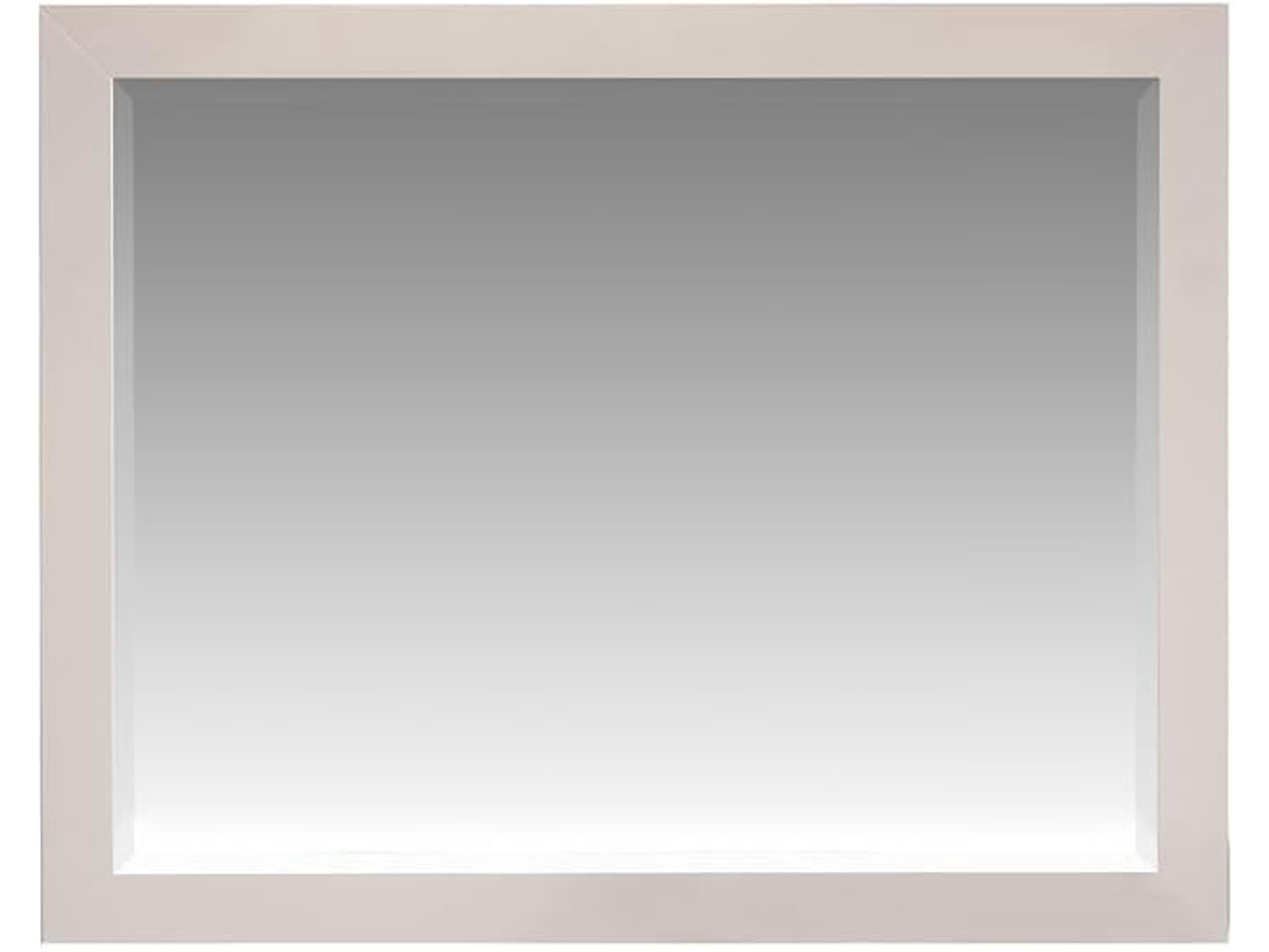 Ws Series Dreamy White Wall Mirror Landscape