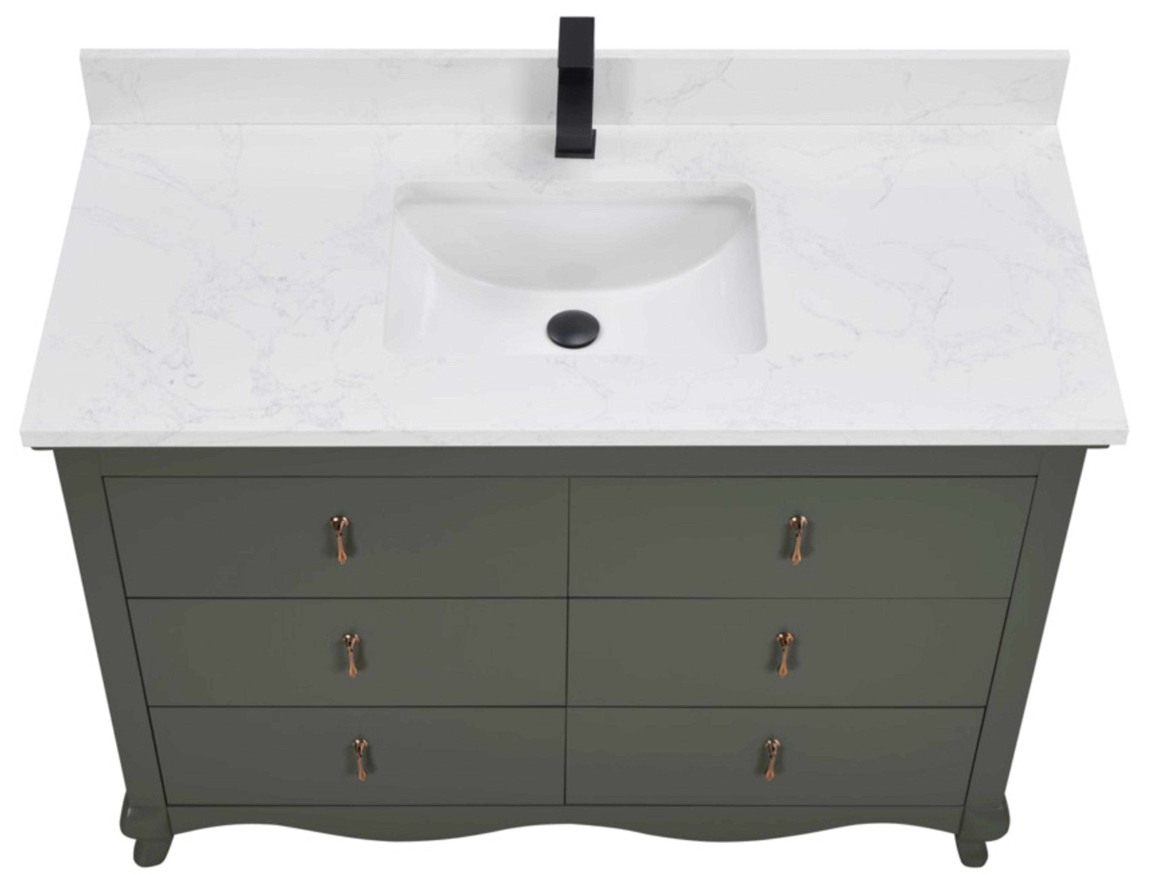 Legion Furniture Ws Series Pewter Green Vanity