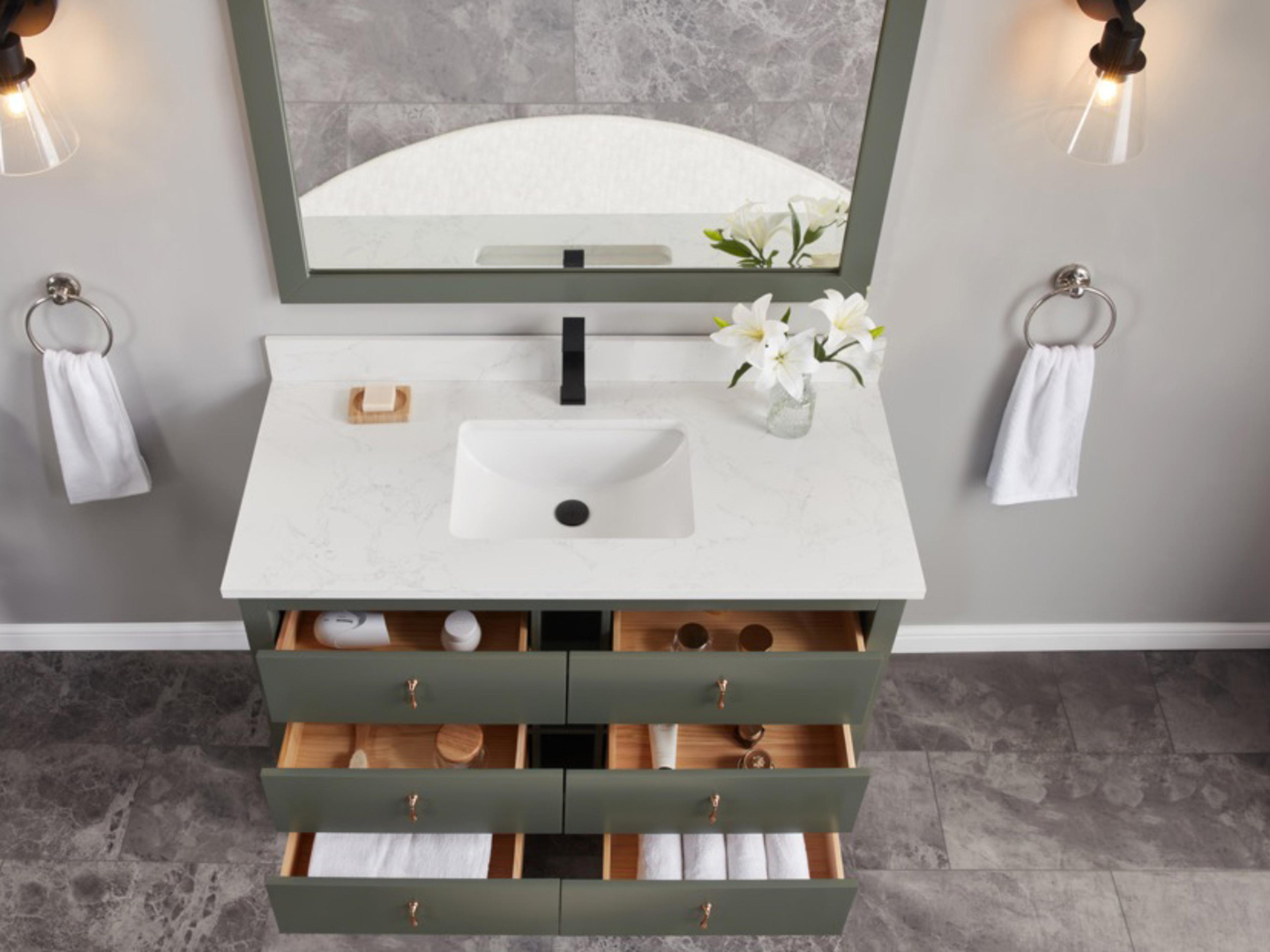 Legion Furniture Ws Series Pewter Green Vanity