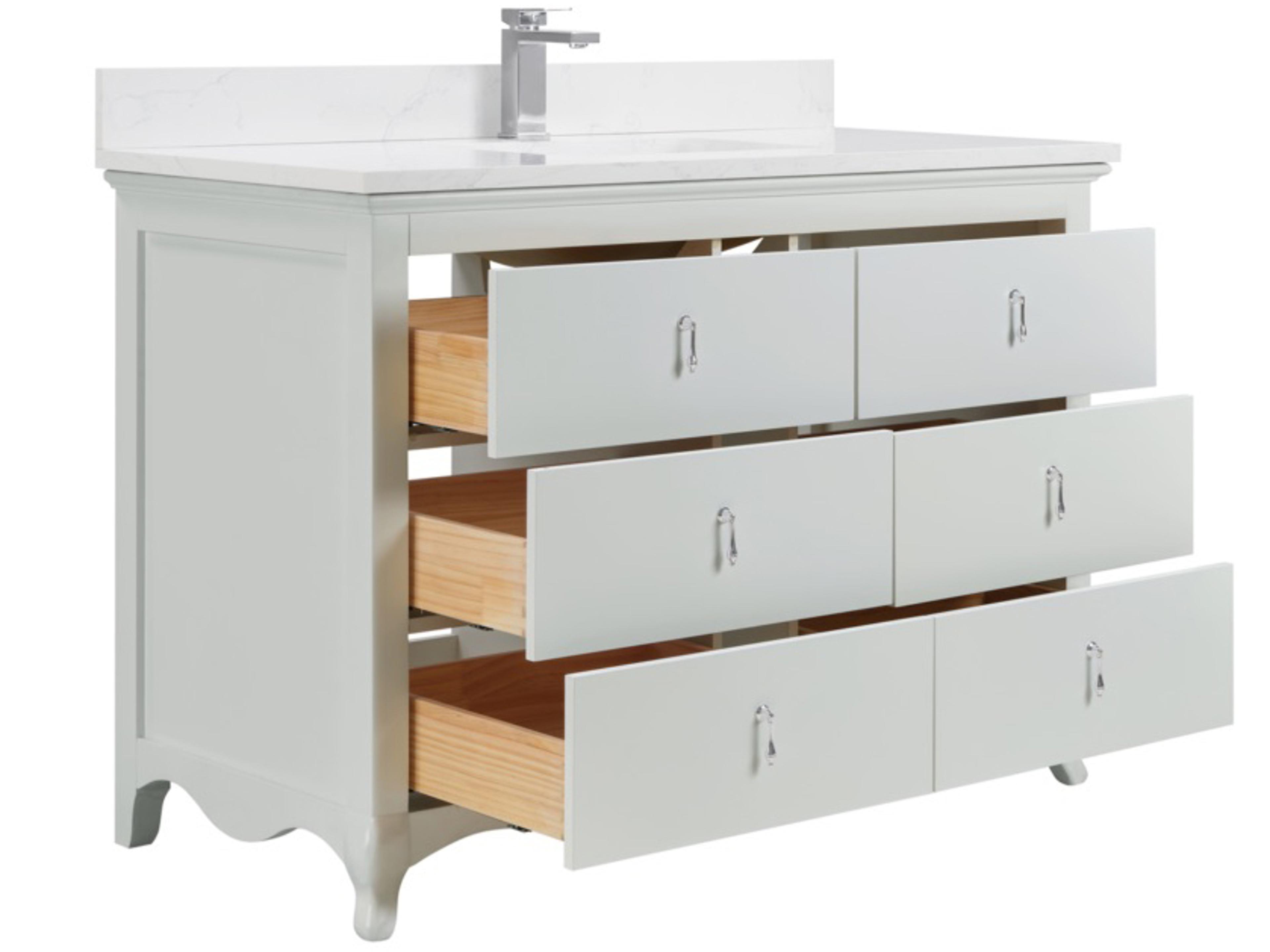 Legion Furniture Ws Series Silver Strand Vanity