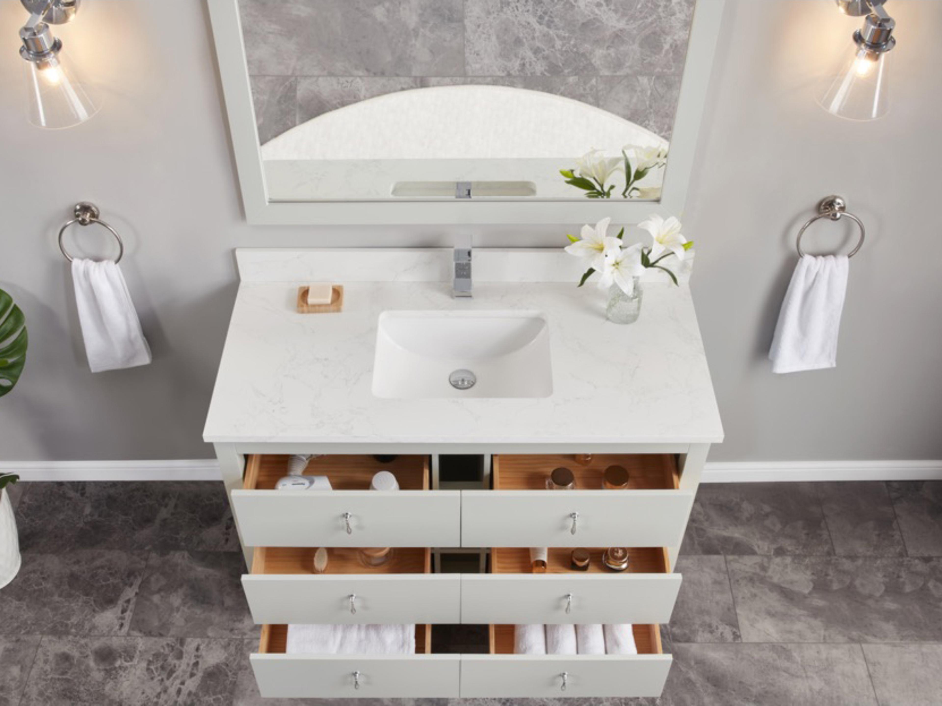 Legion Furniture Ws Series Silver Strand Vanity