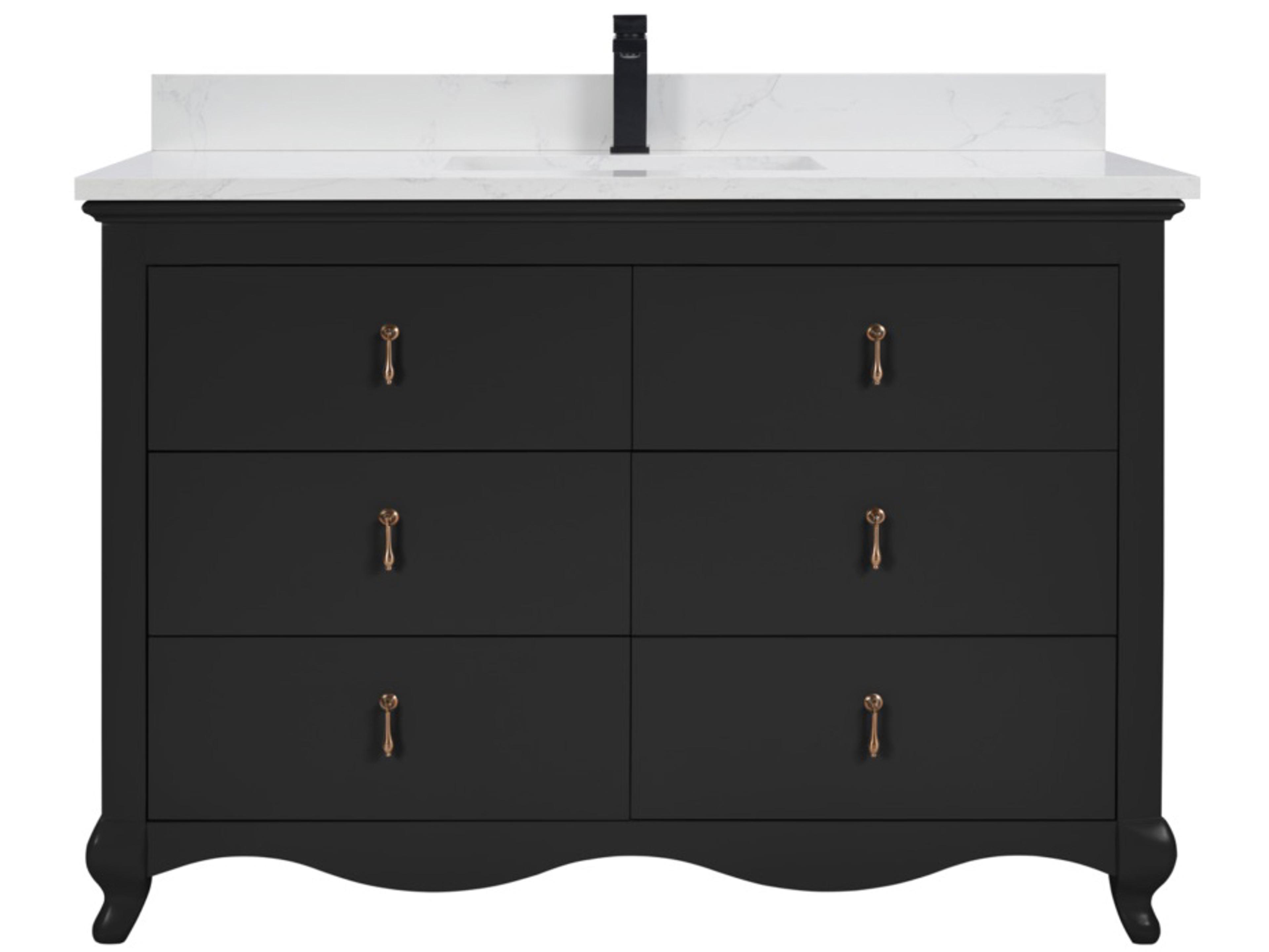 Legion Furniture Ws Series Tricorn Black Vanity
