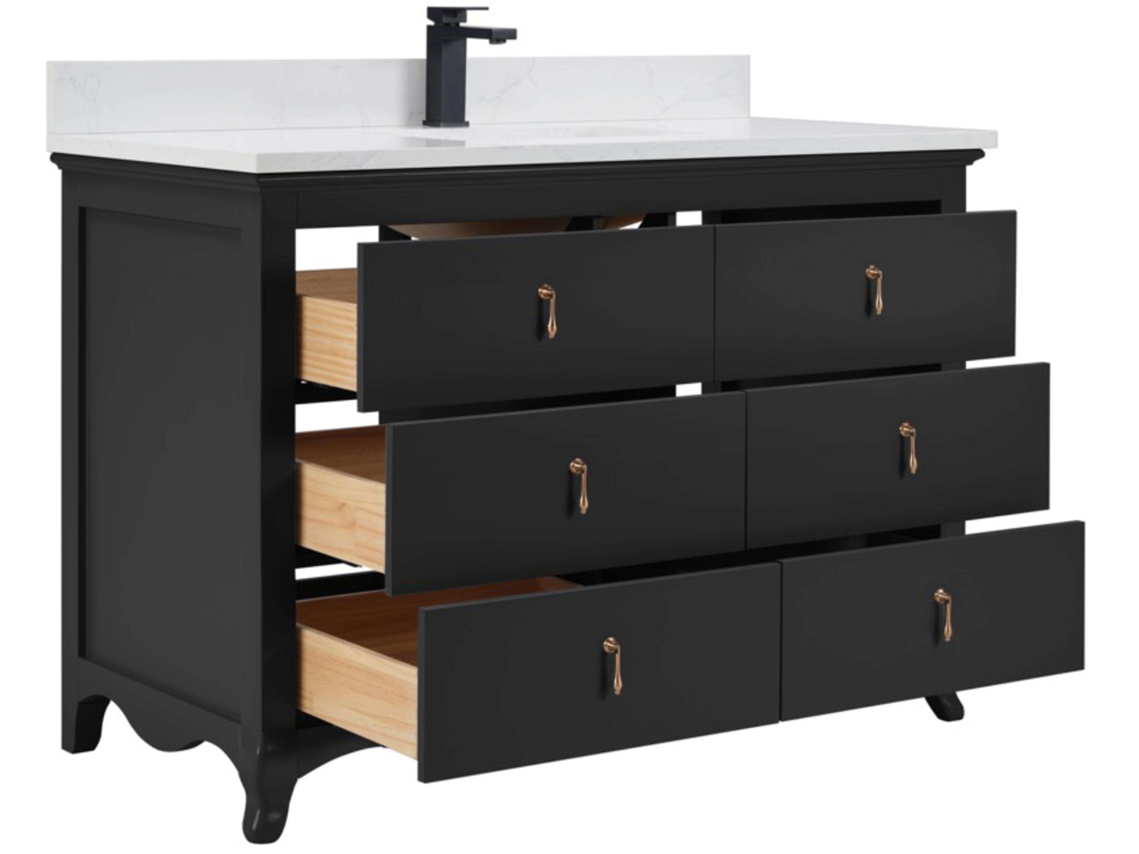 Legion Furniture Ws Series Tricorn Black Vanity