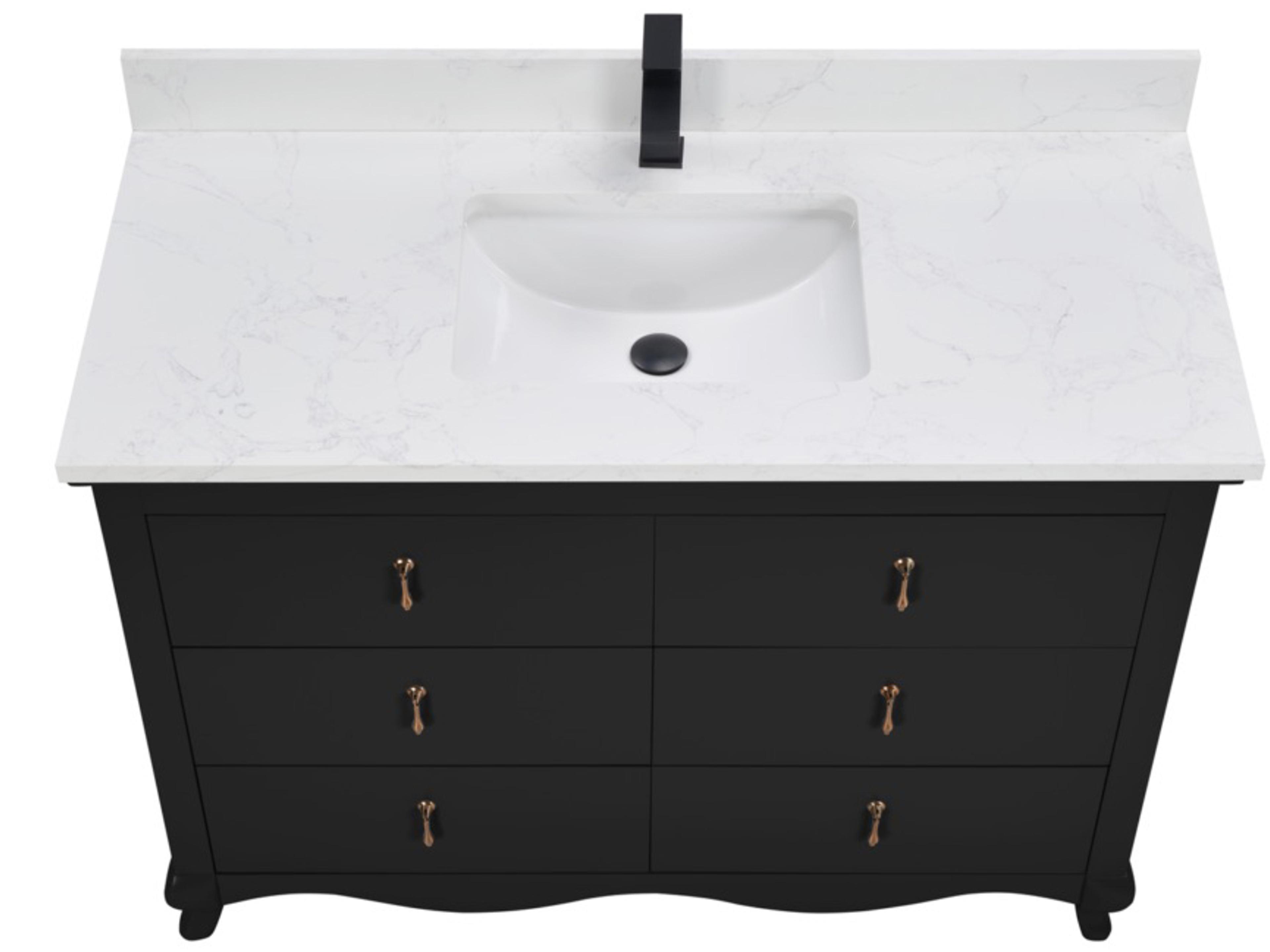 Legion Furniture Ws Series Tricorn Black Vanity