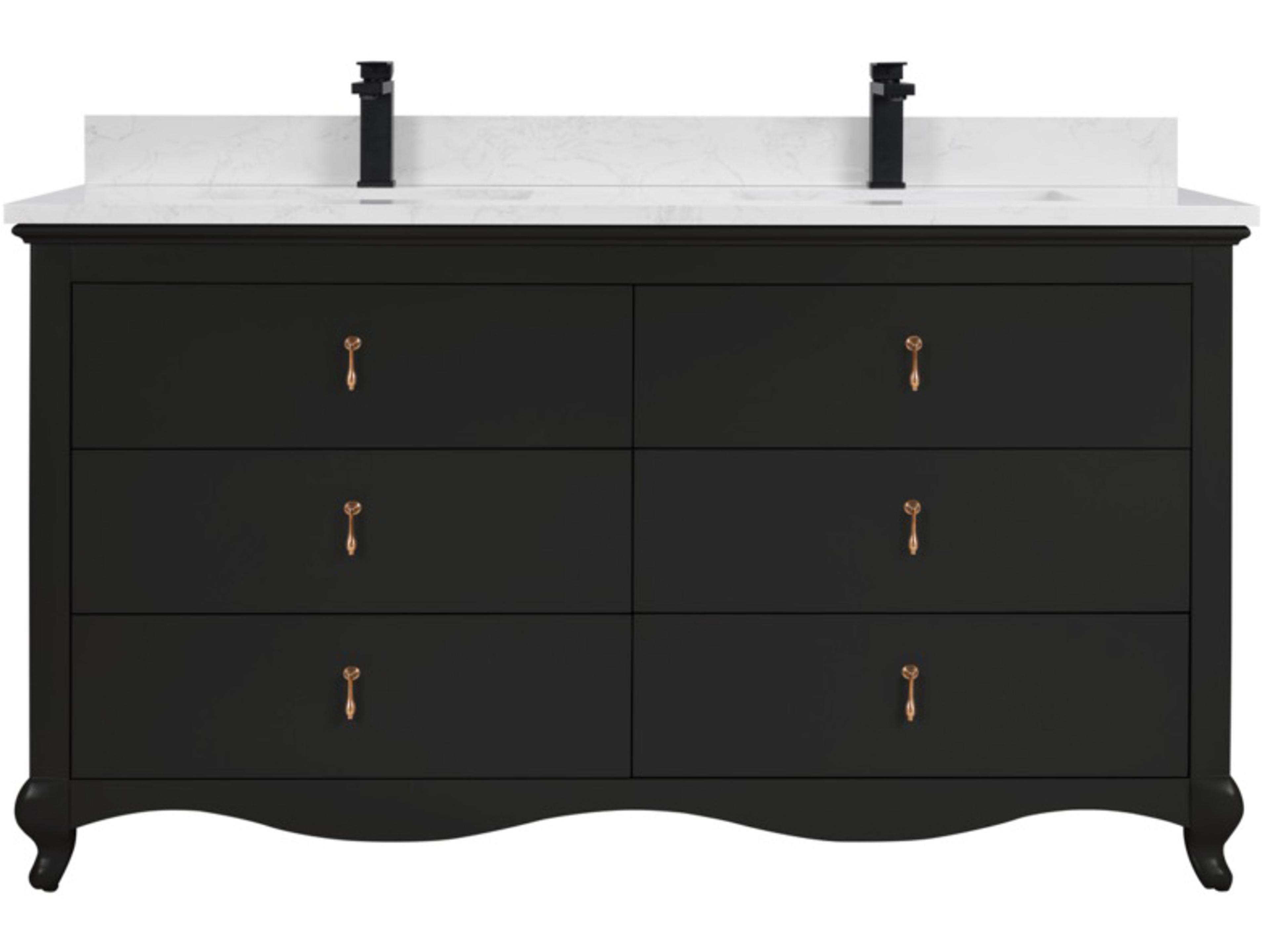 Legion Furniture Ws Series Tricorn Black Vanity