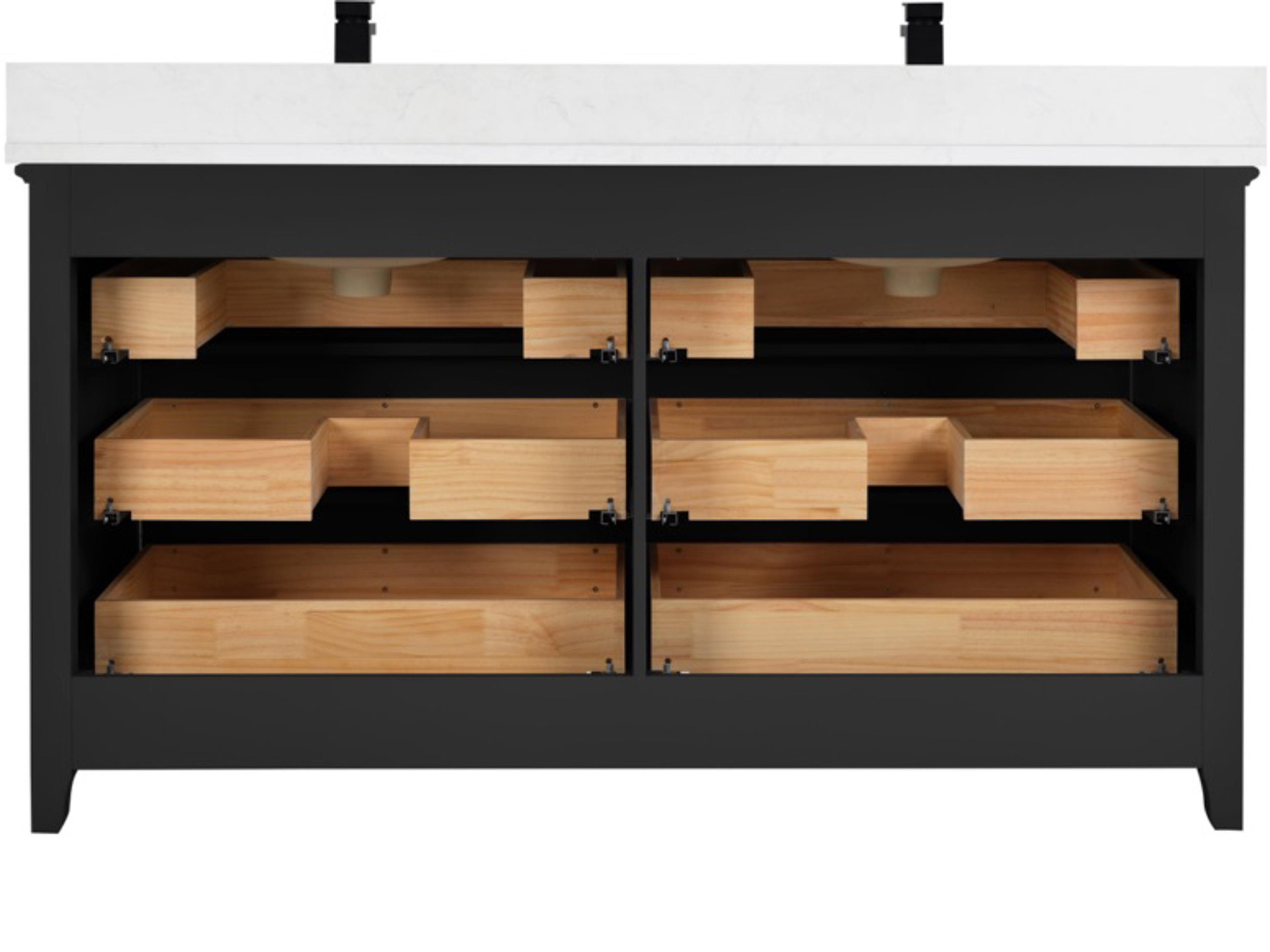 Legion Furniture Ws Series Tricorn Black Vanity